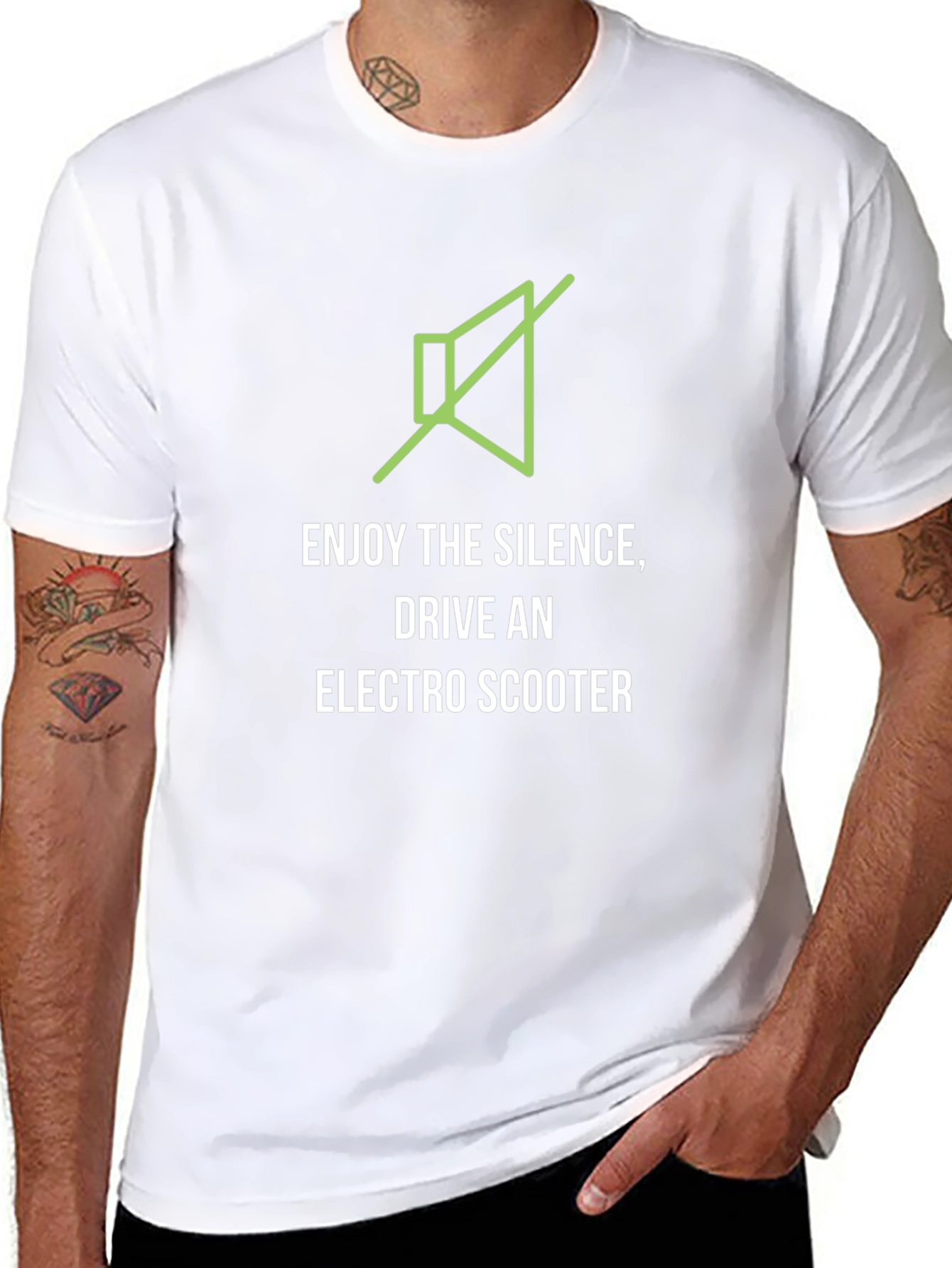 Enjoy Silence Electric Scooter T-Shirt