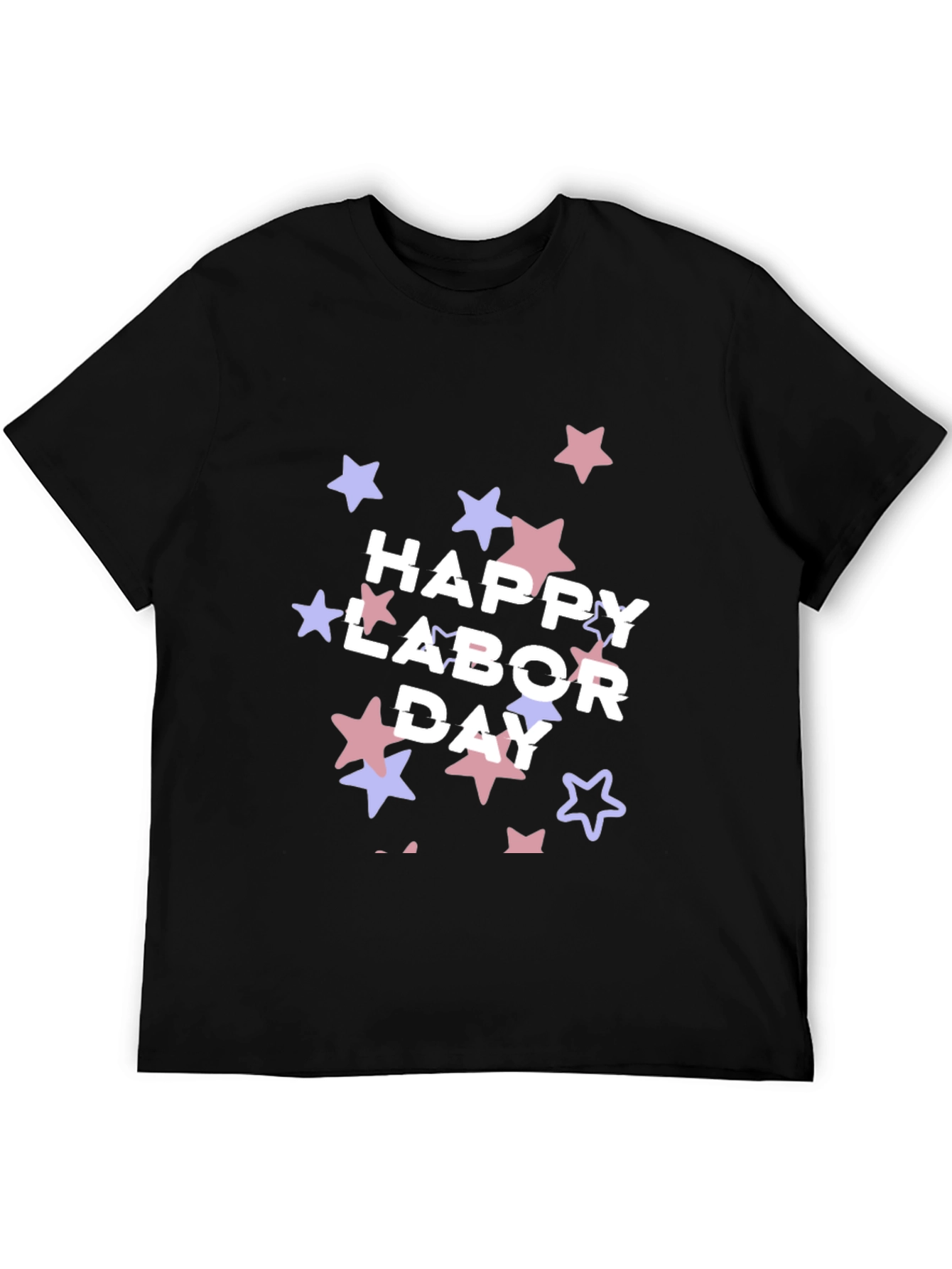 Happy Labor Day T-Shirt - Patriotic Star Design