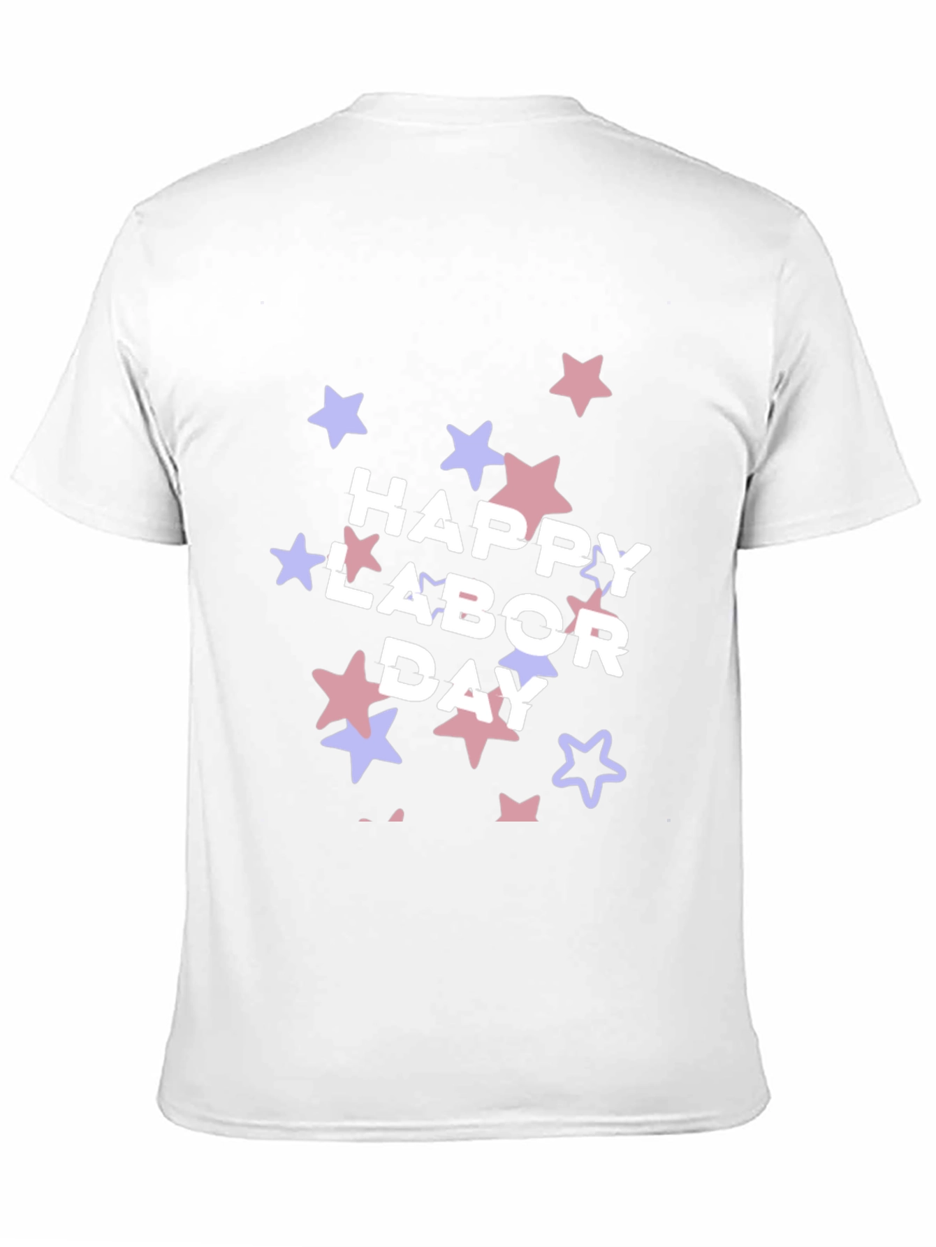 Happy Labor Day T-Shirt - Patriotic Star Design