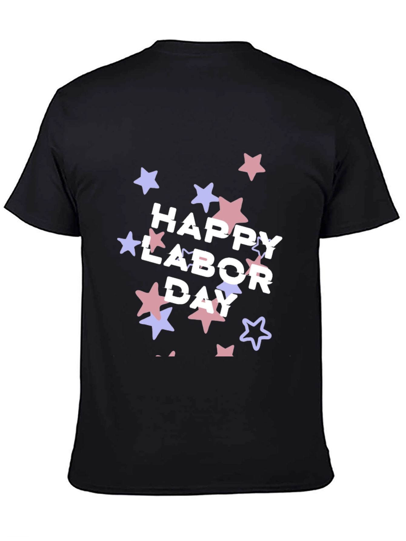 Happy Labor Day T-Shirt - Patriotic Star Design