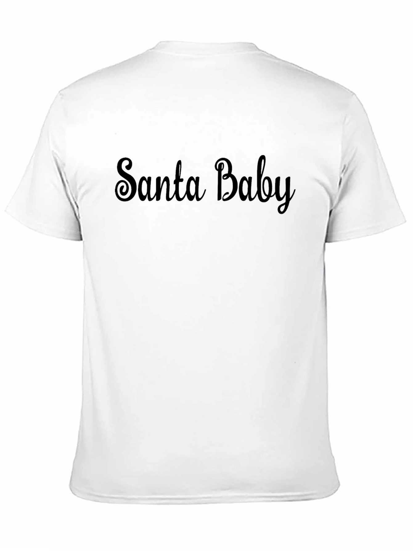 Santa Baby Graphic T-Shirt - Black