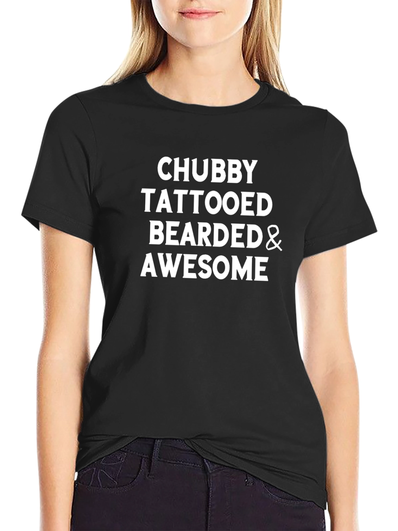 Chubby Tattooed Bearded & Awesome T-Shirt