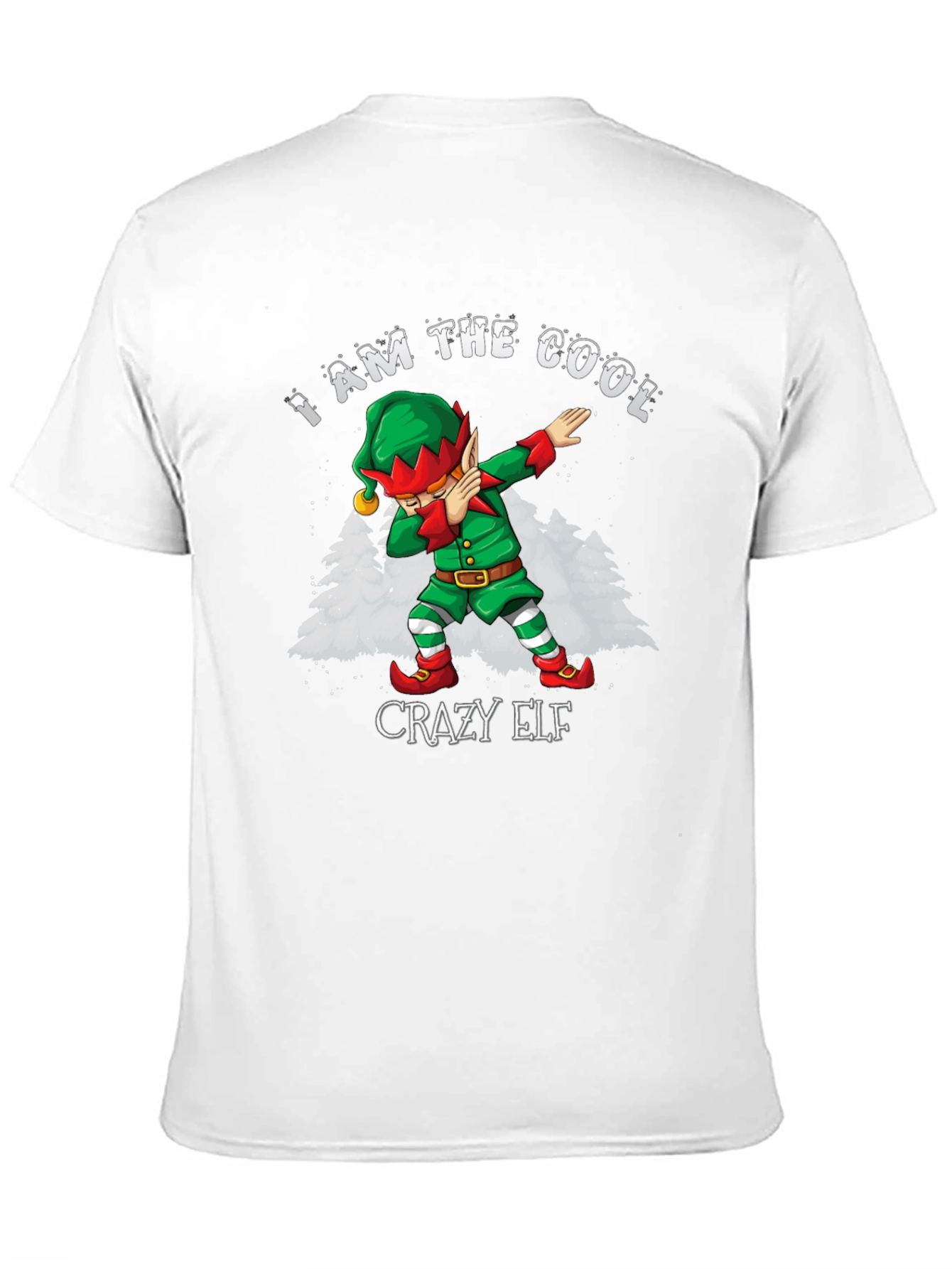 Cool Crazy Elf Dabbing Christmas T-Shirt