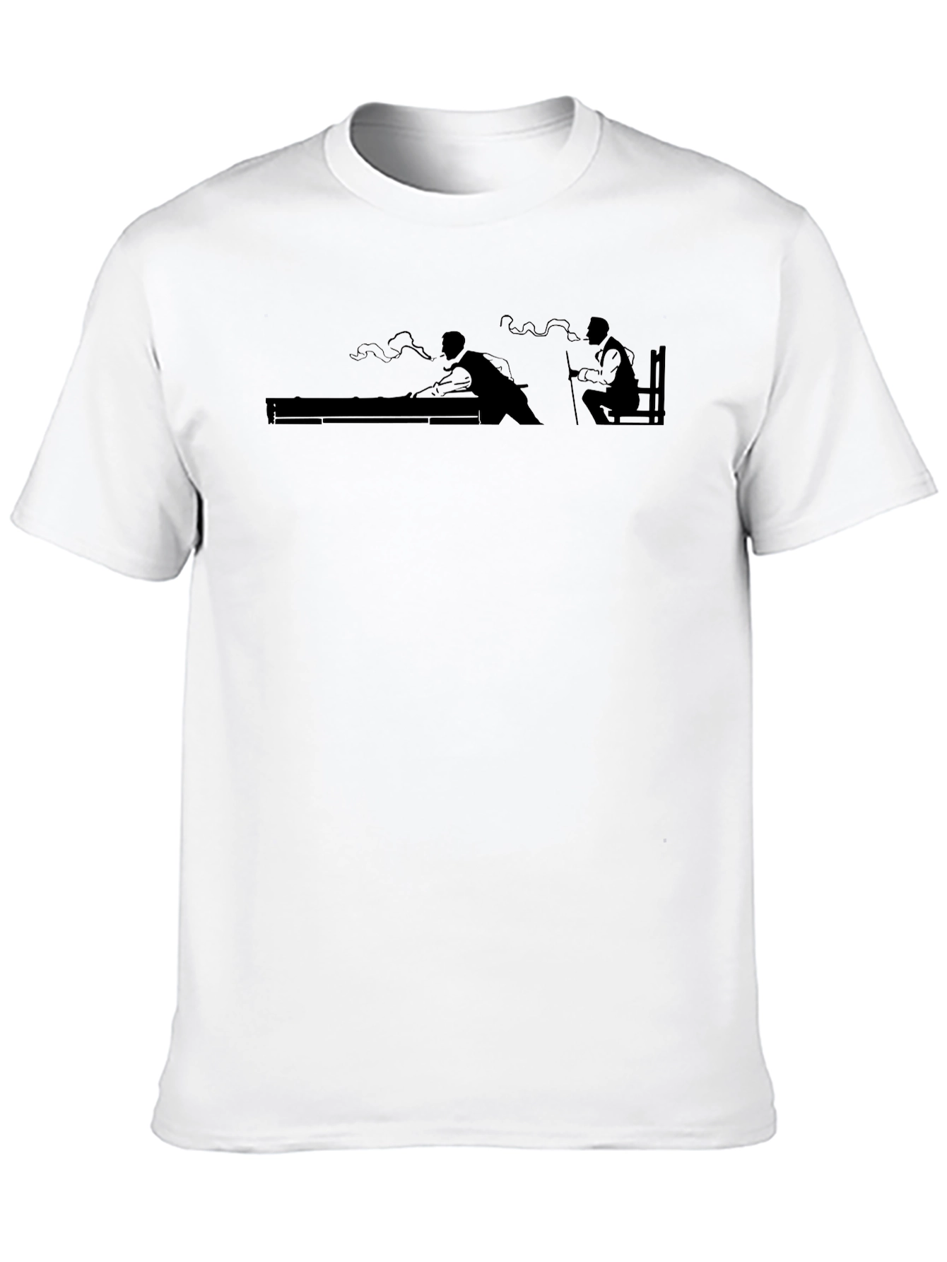 Billiards Graphic Tee - Mens Black T-Shirt