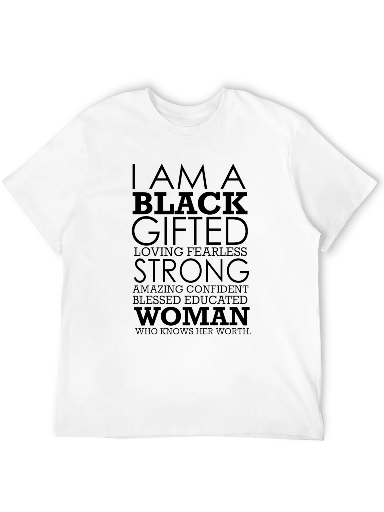 Empowered Black Woman Graphic T-Shirt