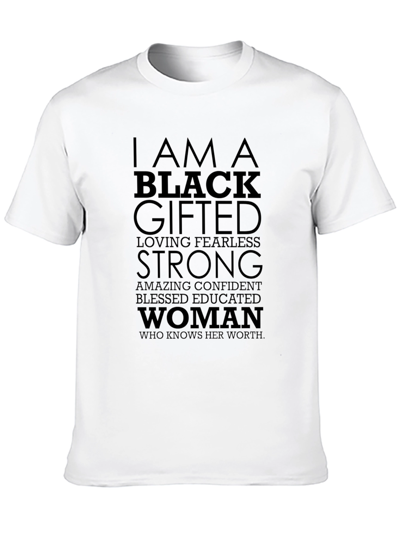 Empowered Black Woman Graphic T-Shirt
