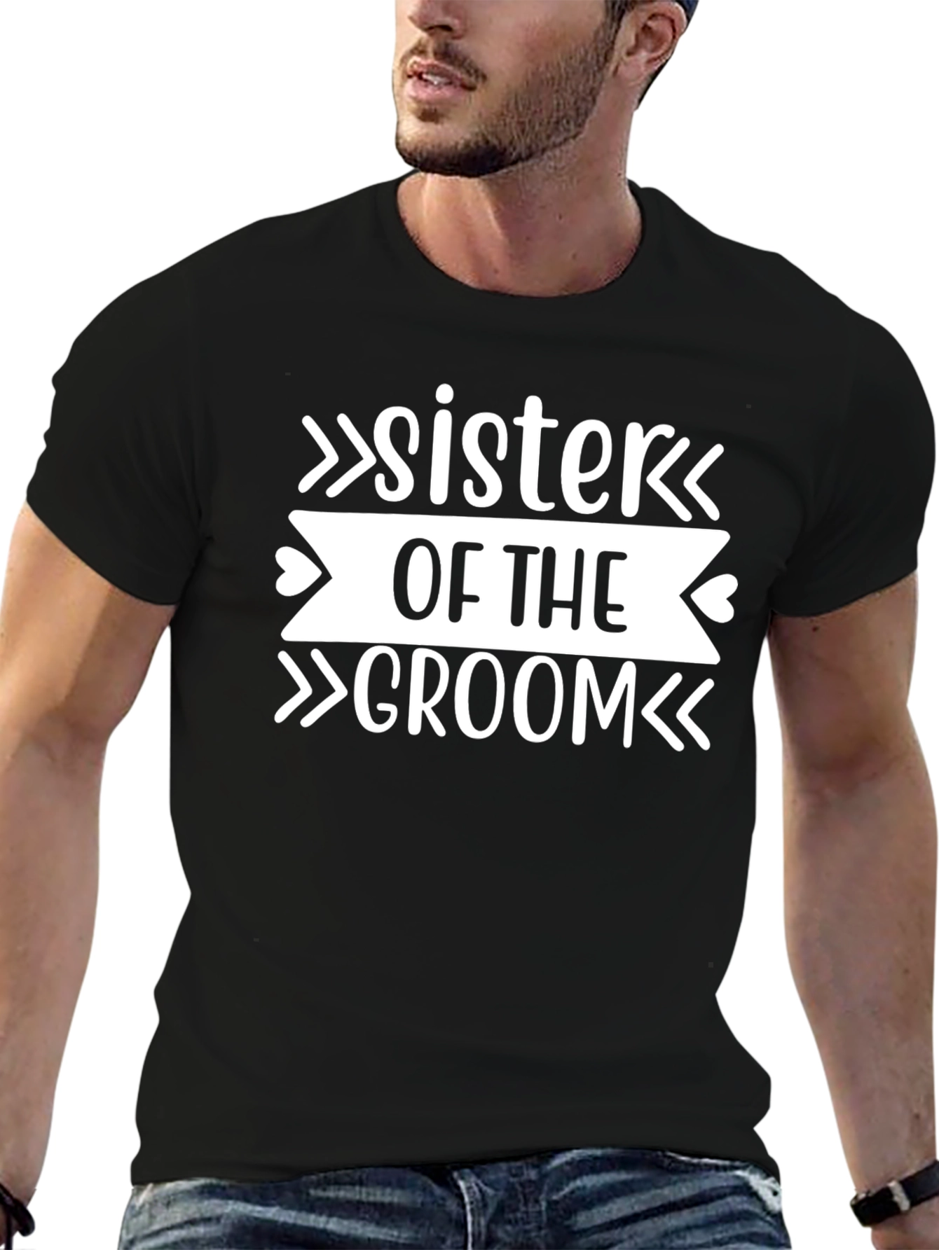Sister of the Groom T-Shirt - Wedding Party Tee
