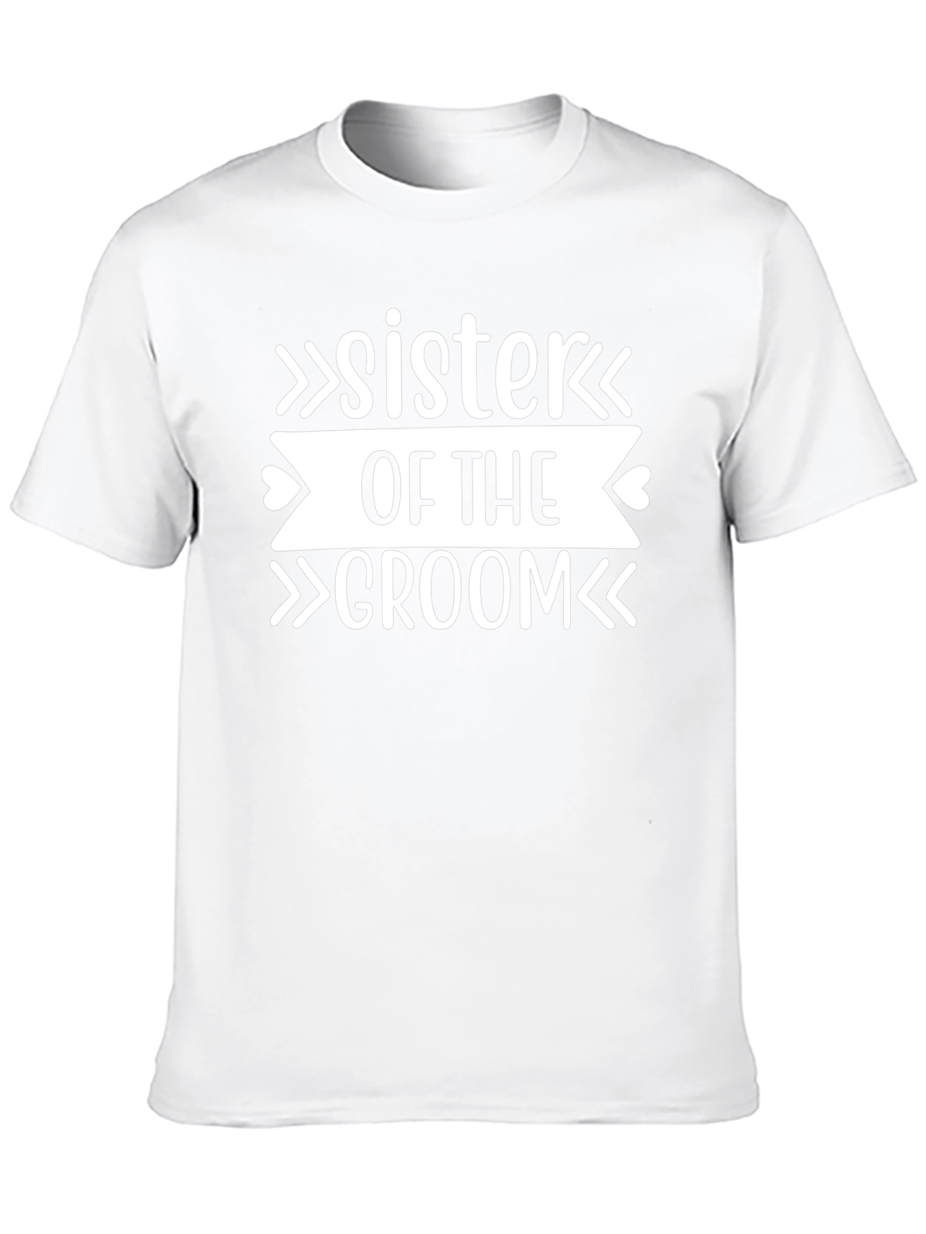 Sister of the Groom T-Shirt - Wedding Party Tee