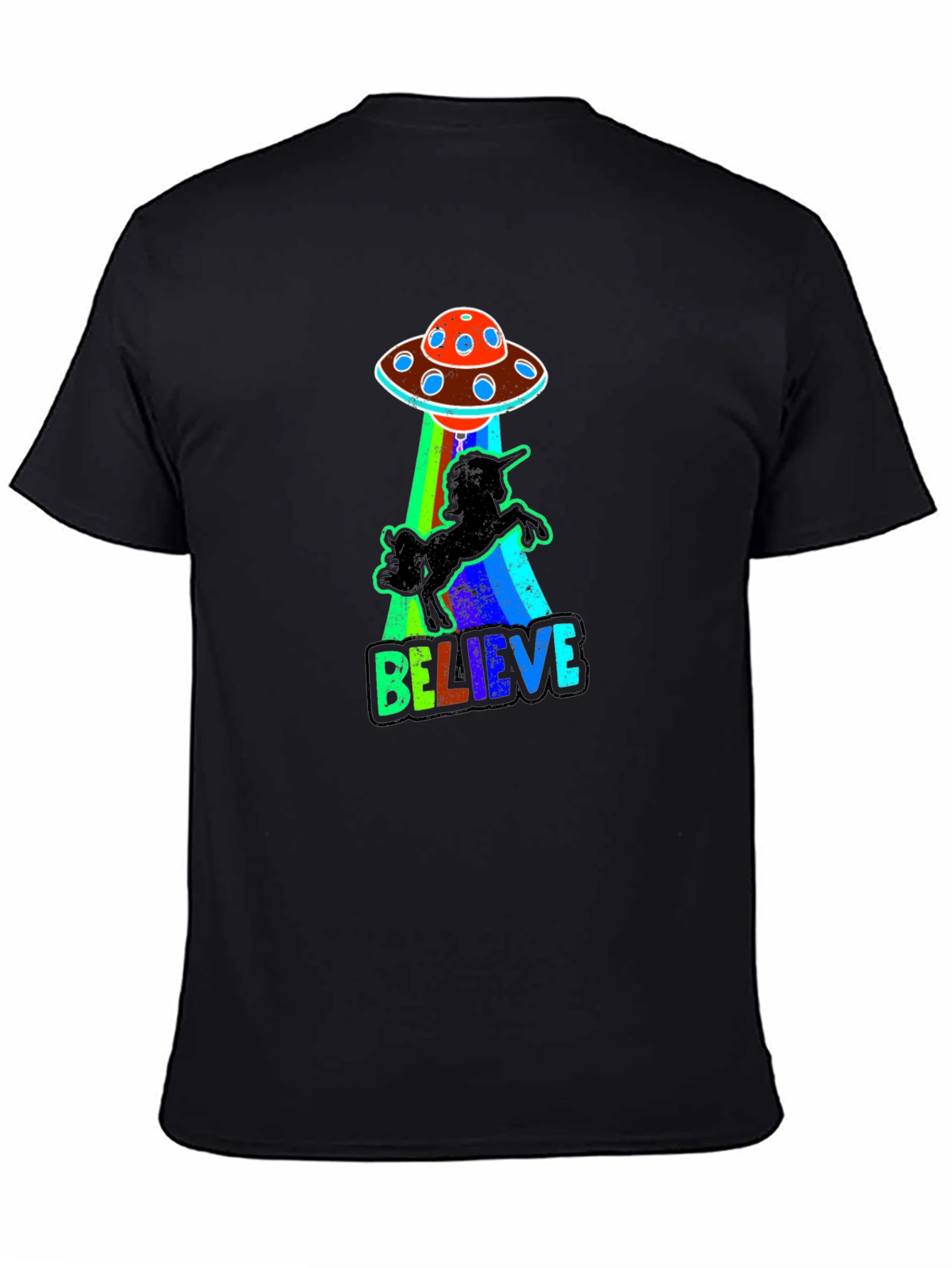Believe UFO Unicorn T-Shirt