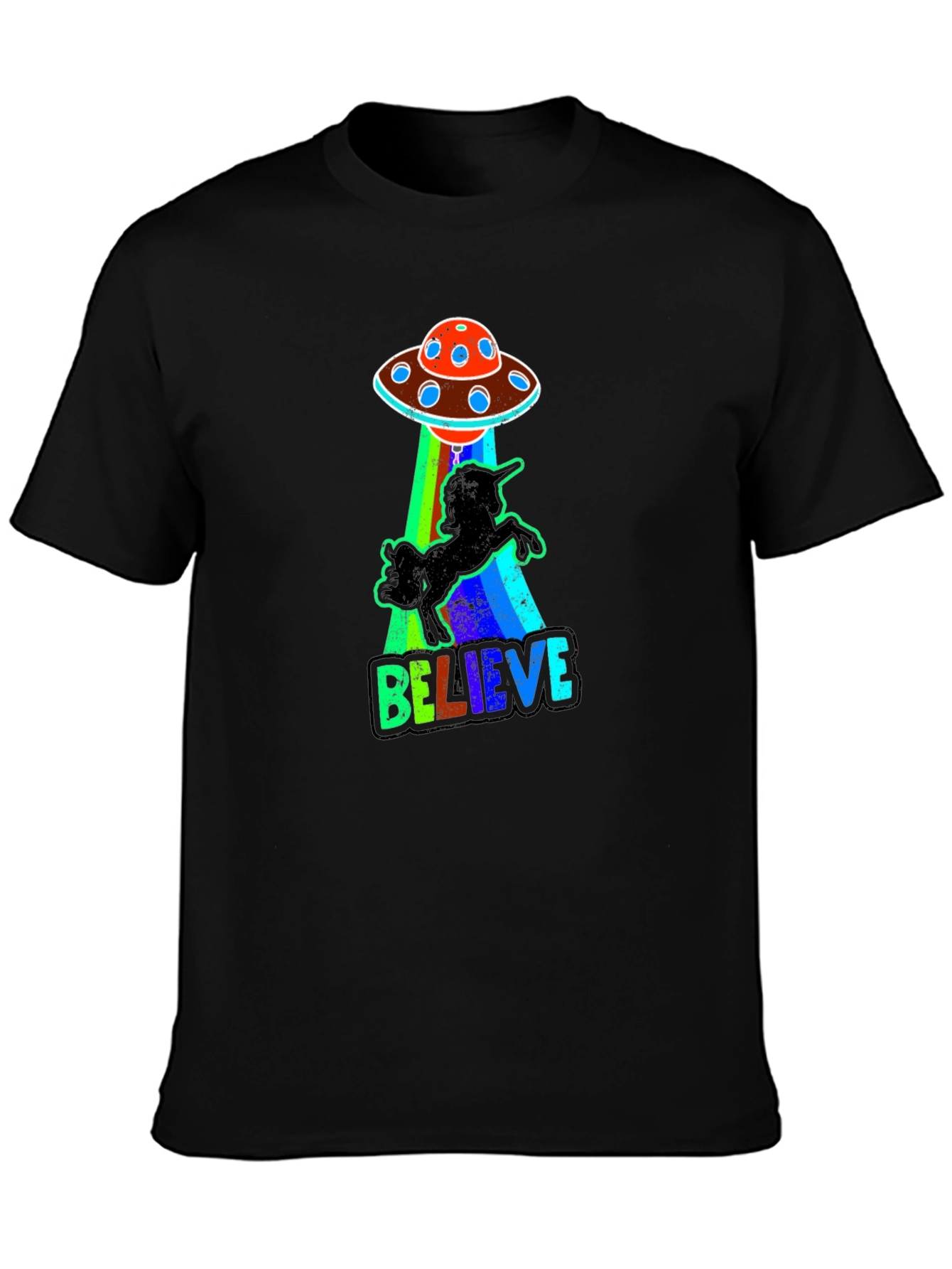 Believe UFO Unicorn T-Shirt