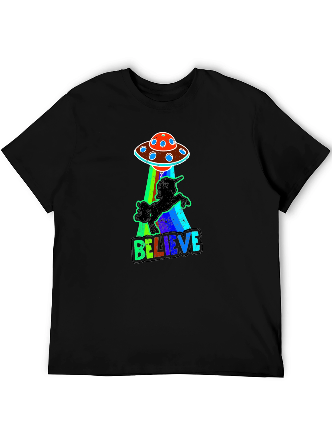 Believe UFO Unicorn T-Shirt