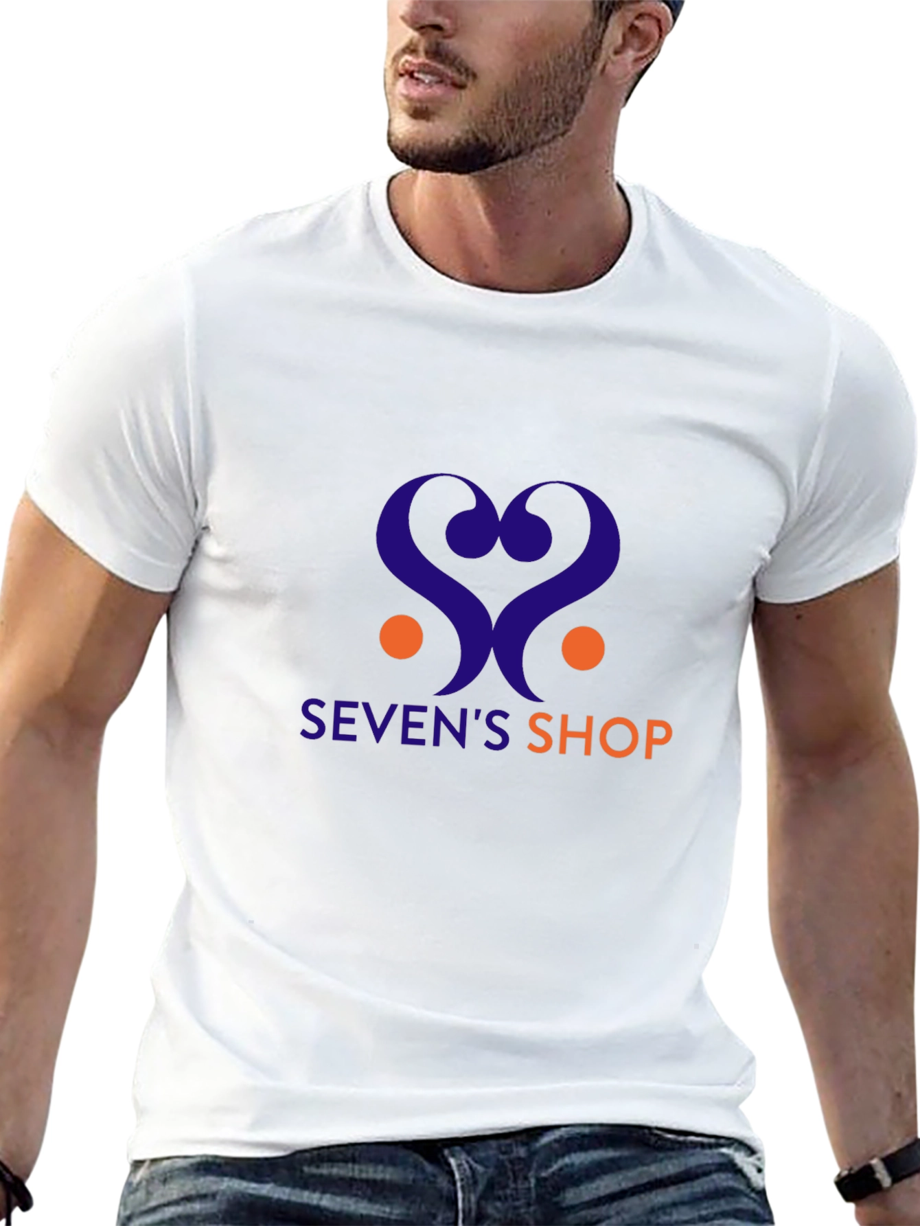 Sevens Shop Black Graphic Tee