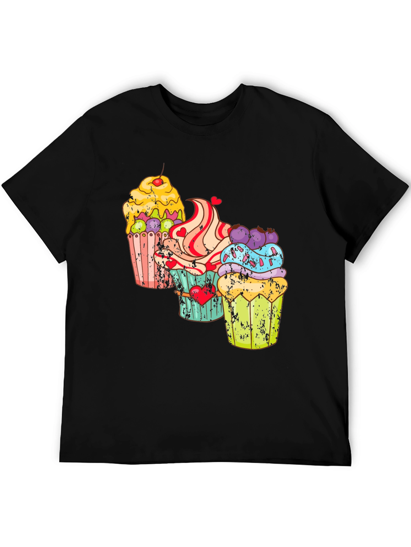 Cupcake Graphic T-Shirt - Sweet Treat Design