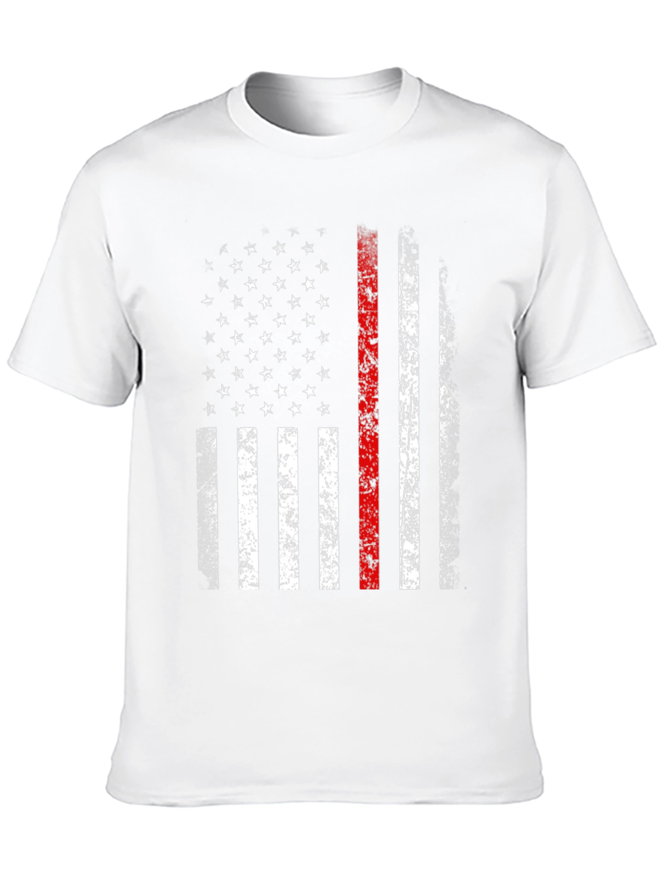 Thin Red Line American Flag Graphic Tee