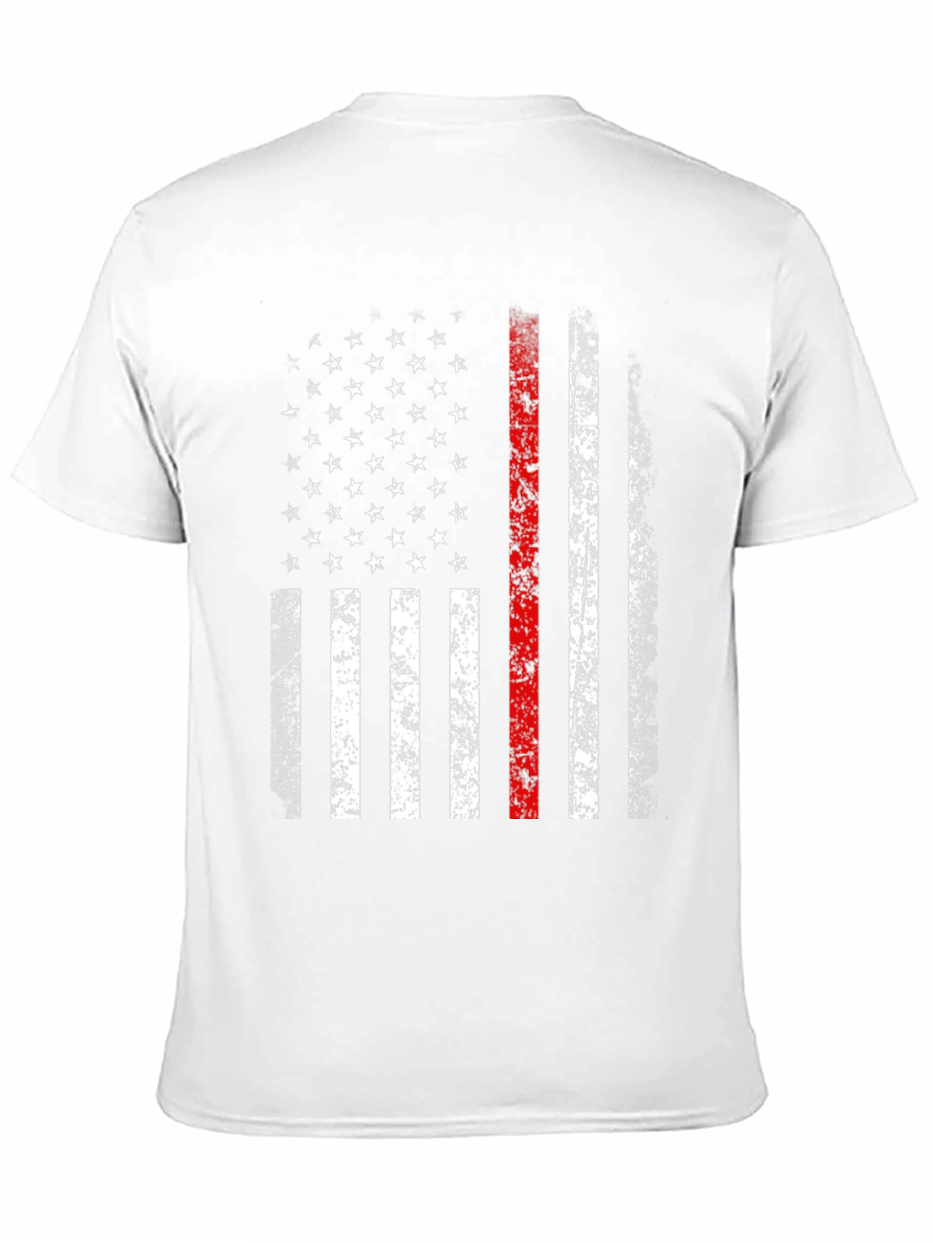 Thin Red Line American Flag Graphic Tee