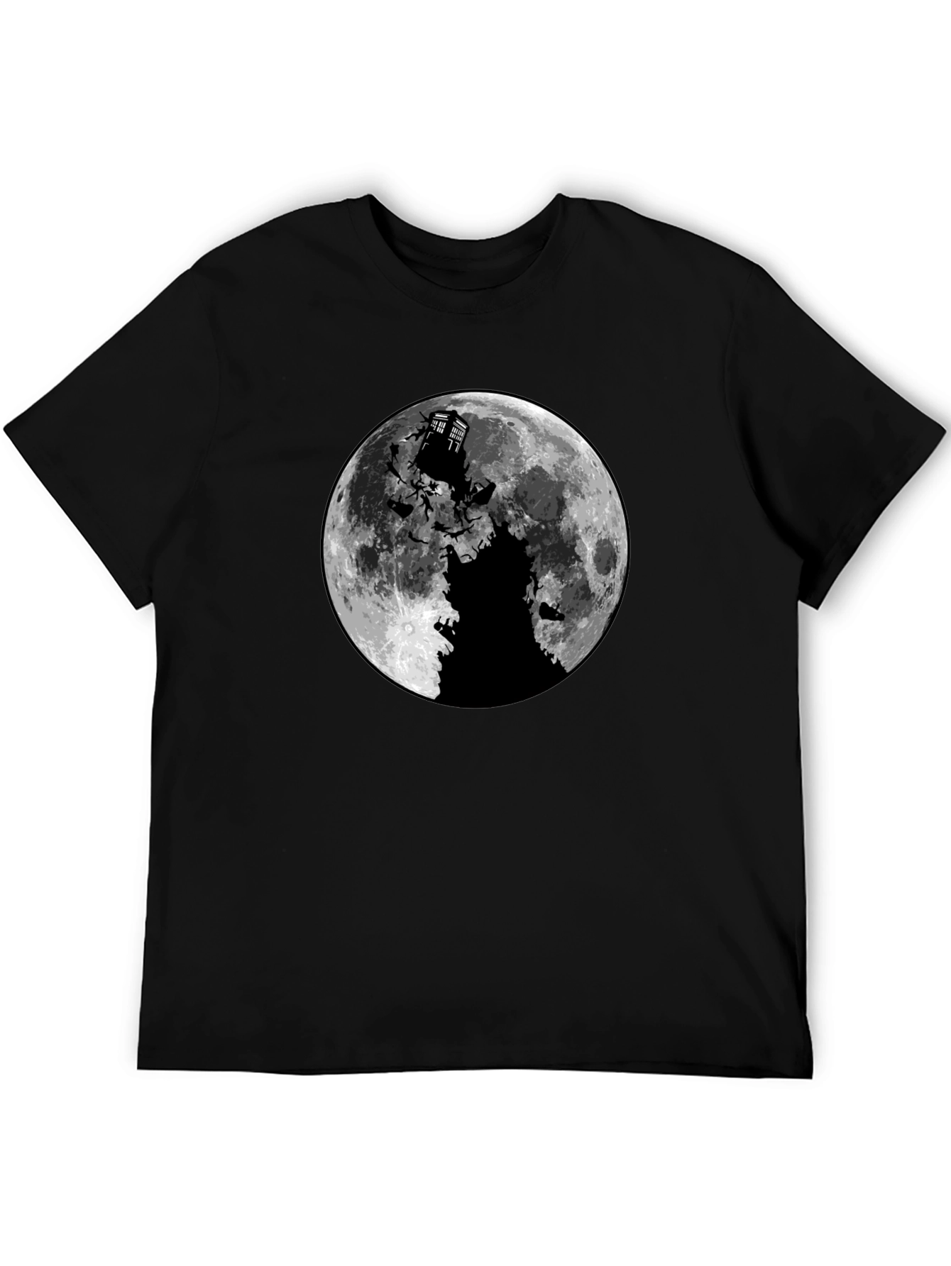 Doctor Who Inspired Moon T-Shirt