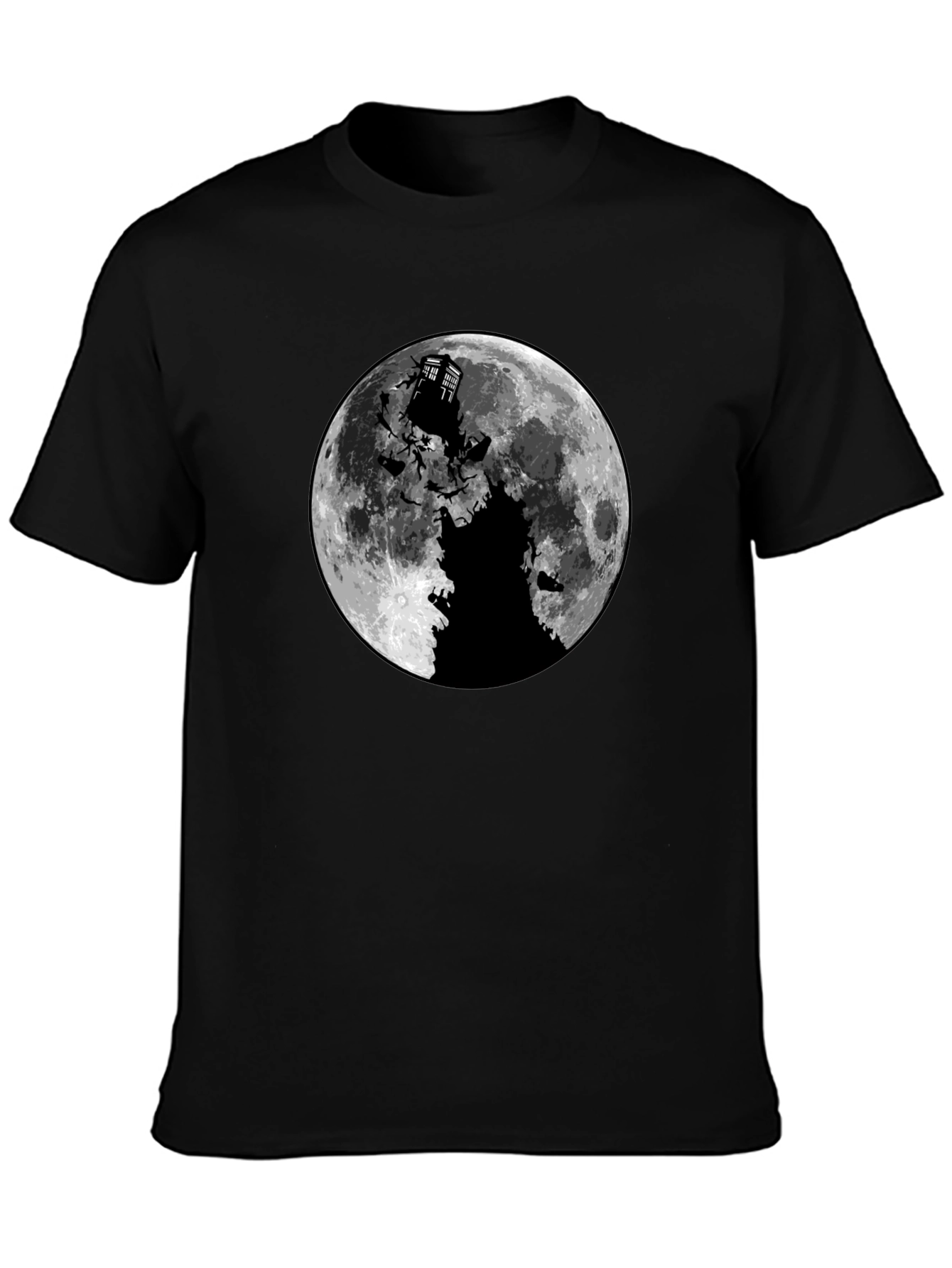 Doctor Who Inspired Moon T-Shirt