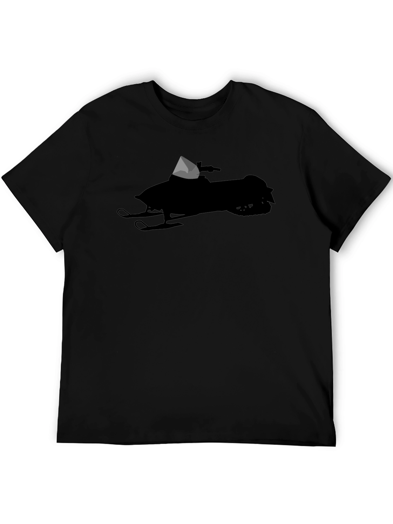 Snowmobile Silhouette T-Shirt - Ride in Style!