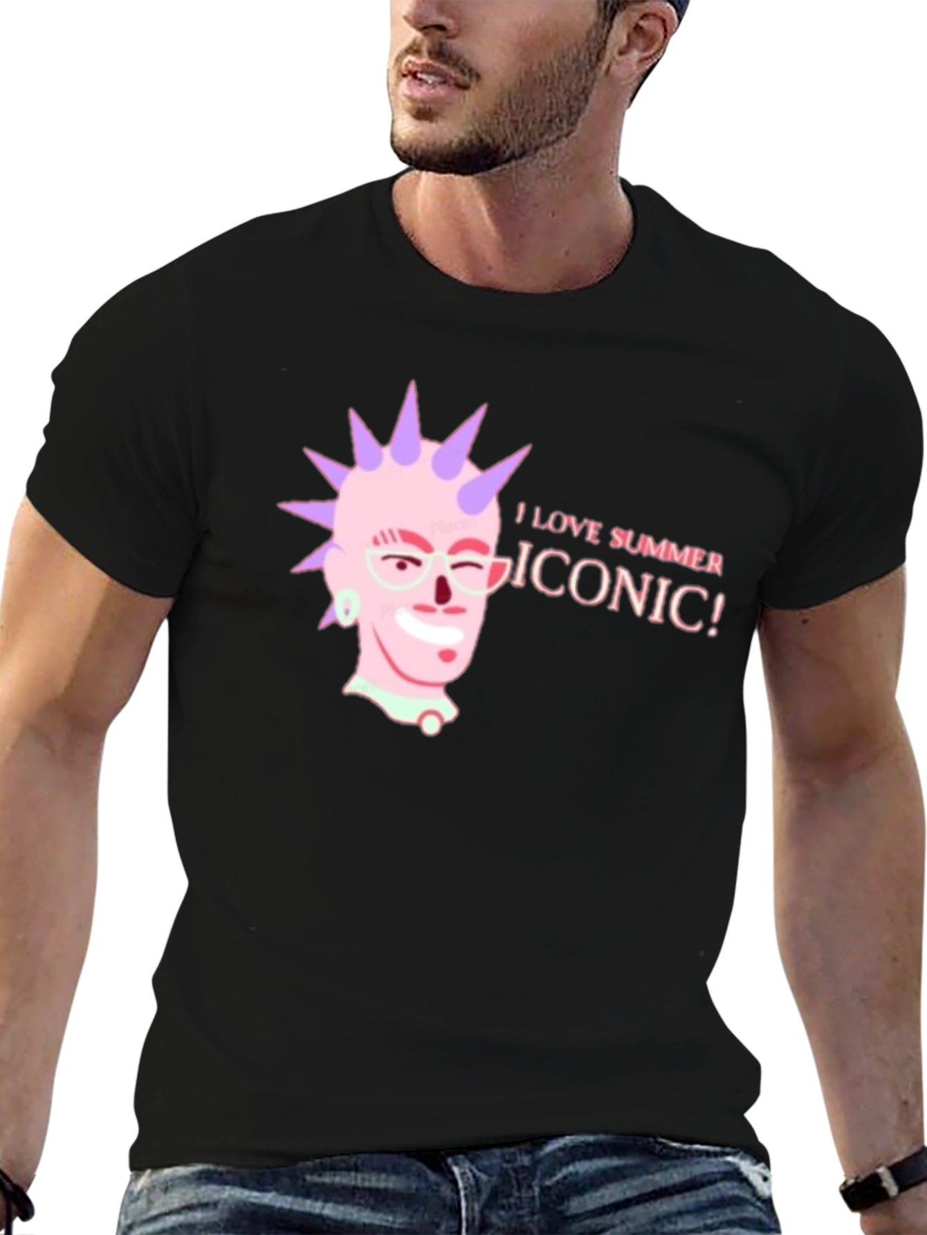 I Love Summer! Iconic Black T-Shirt