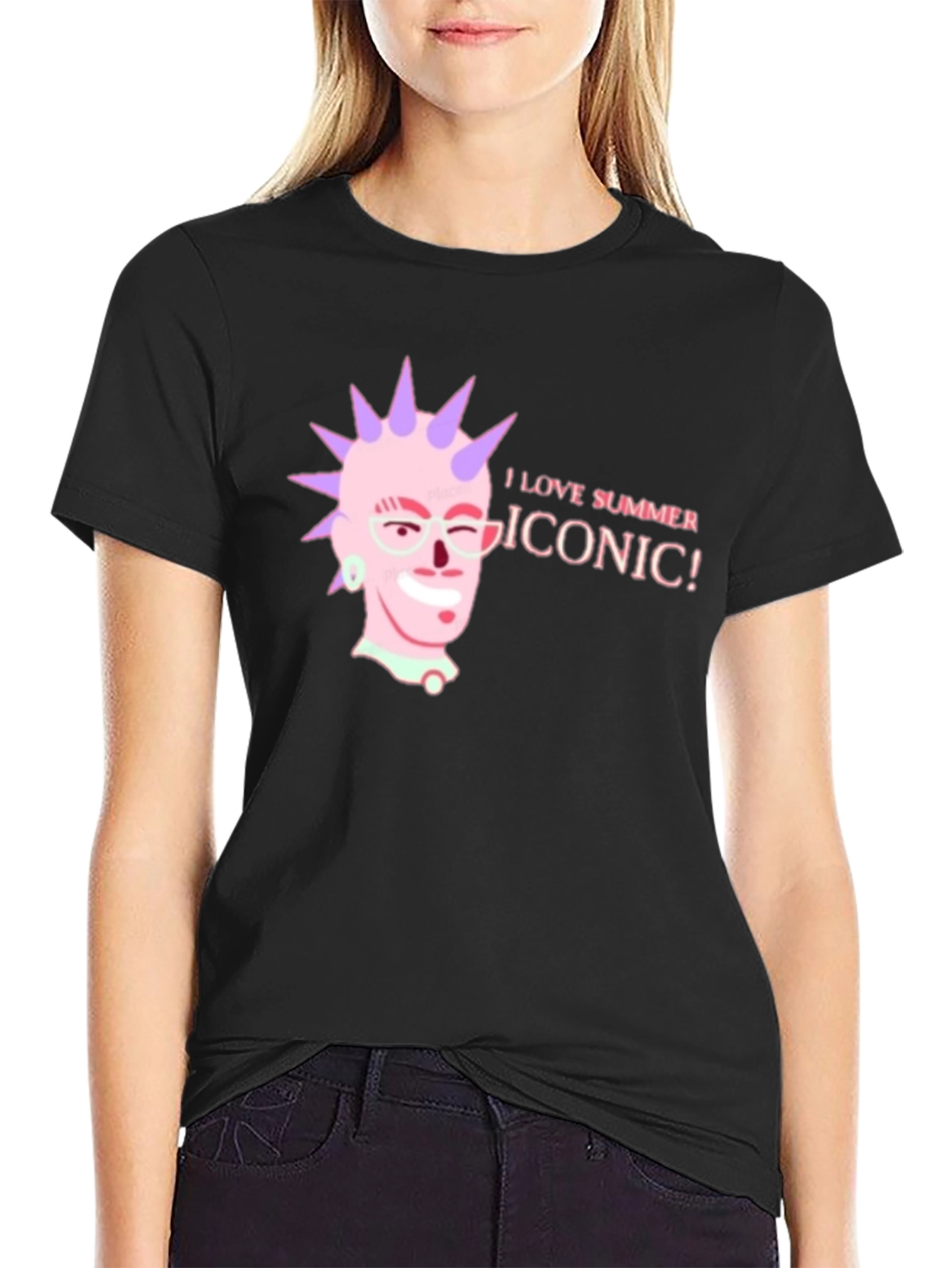 I Love Summer! Iconic Black T-Shirt