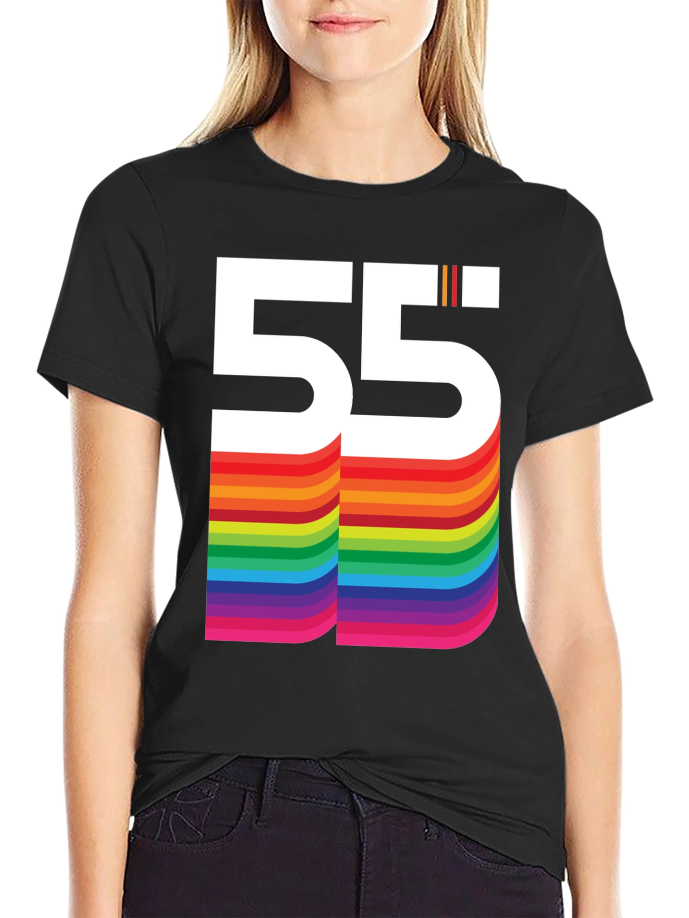 Retro Rainbow 55 Graphic Tee