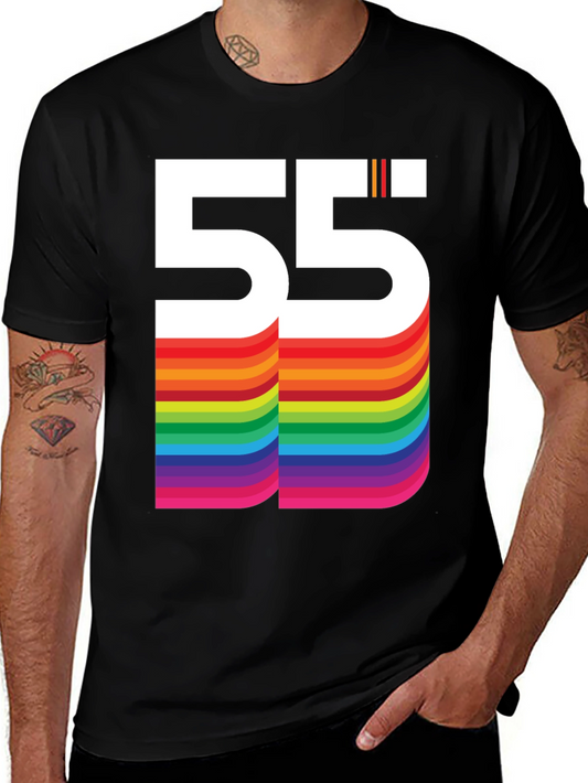 Retro Rainbow 55 Graphic Tee