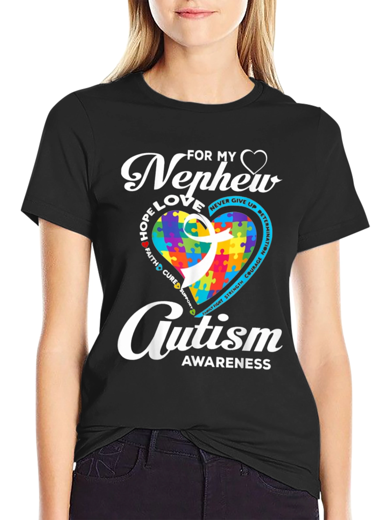 Autism Awareness Nephew T-Shirt