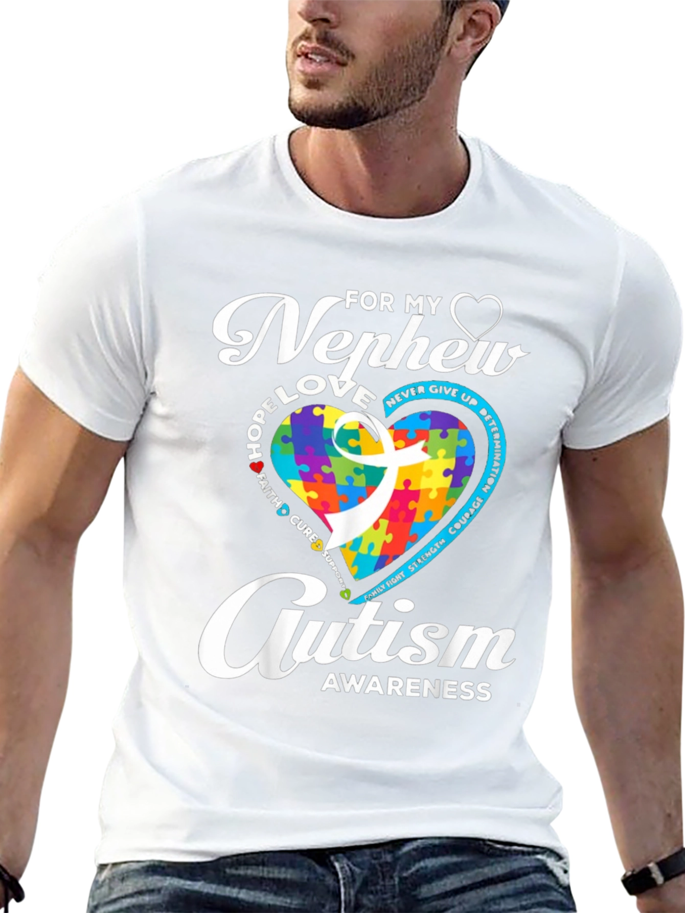 Autism Awareness Nephew T-Shirt