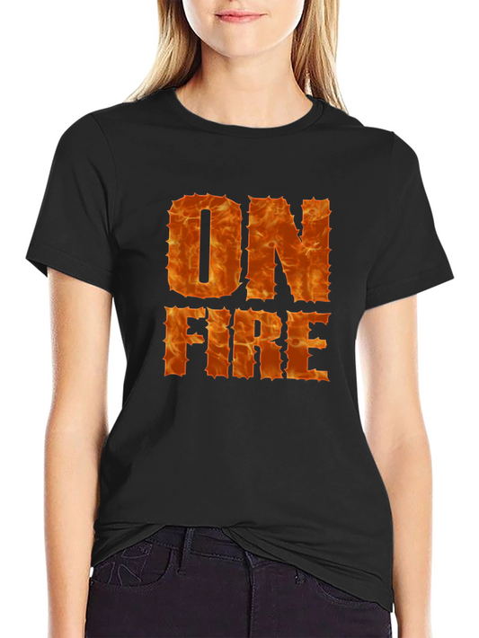On Fire T-Shirt - Bold Graphic Tee