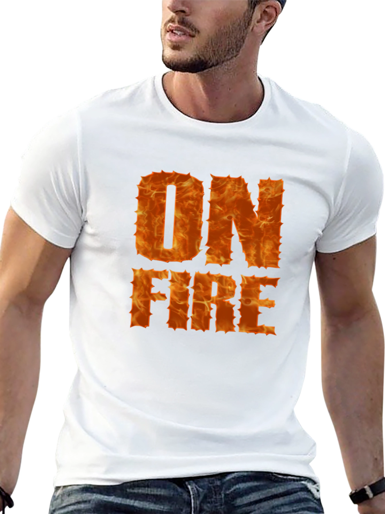 On Fire T-Shirt - Bold Graphic Tee