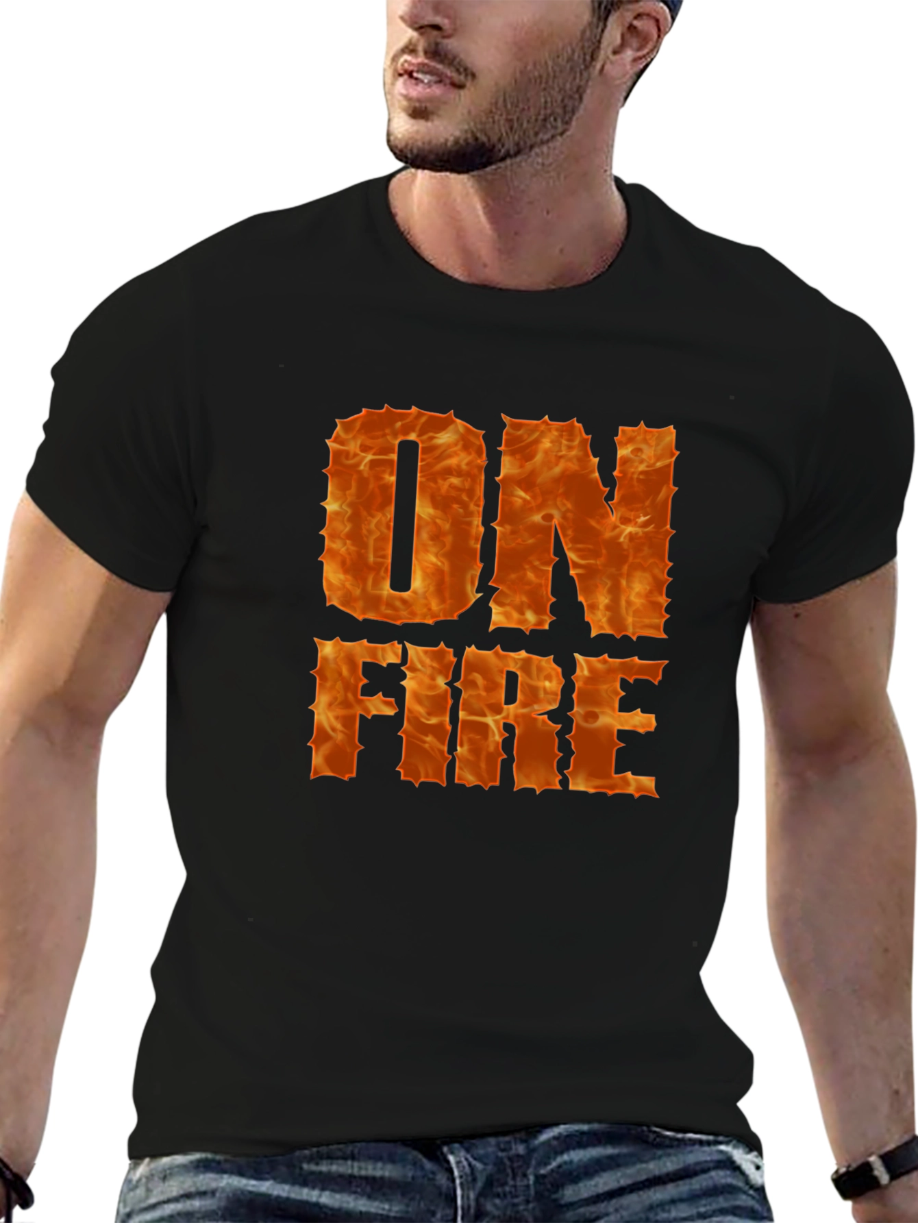 On Fire T-Shirt - Bold Graphic Tee