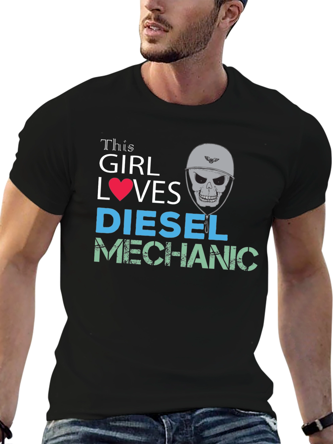 Diesel Mechanic Girl T-Shirt