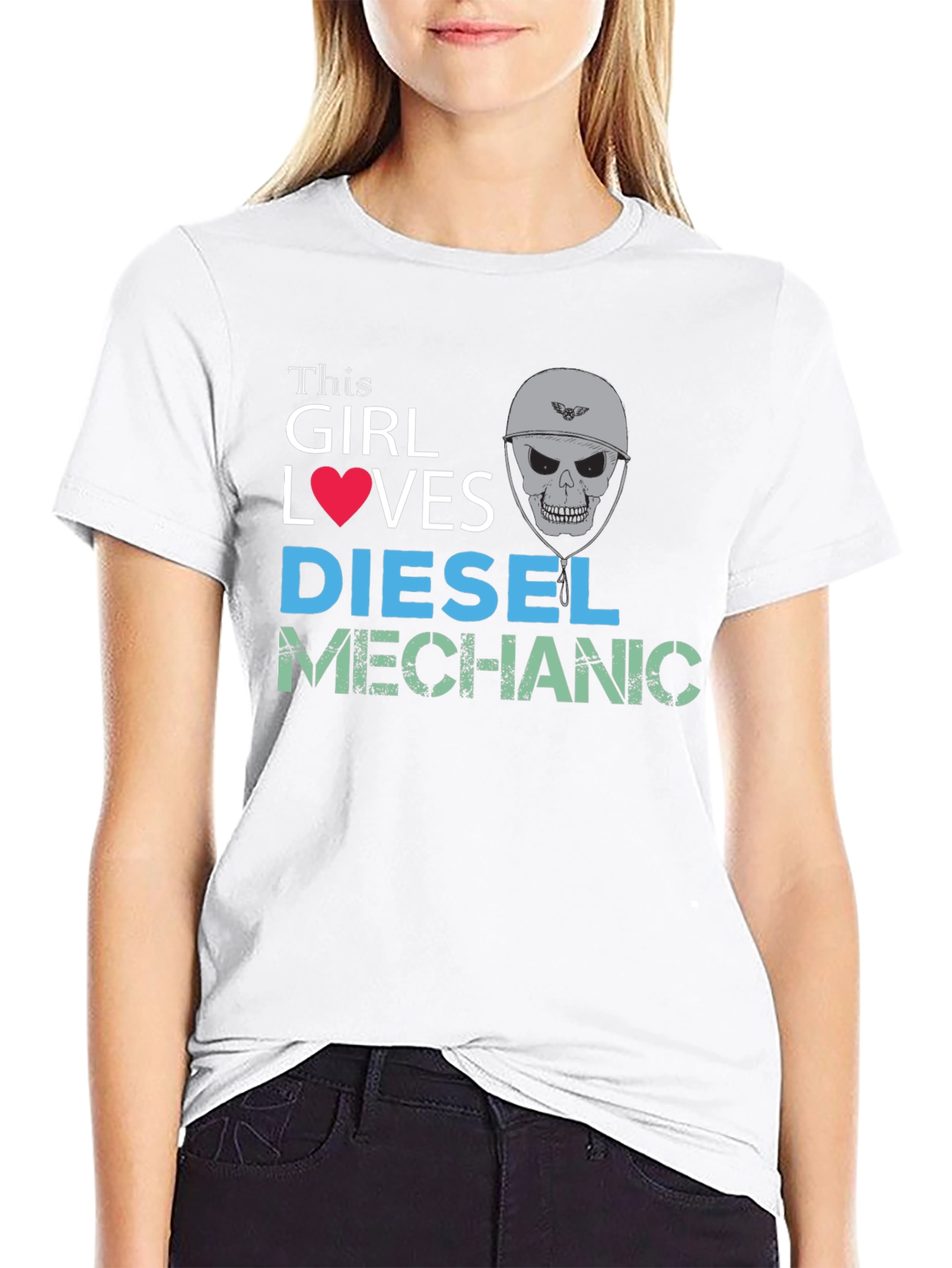 Diesel Mechanic Girl T-Shirt