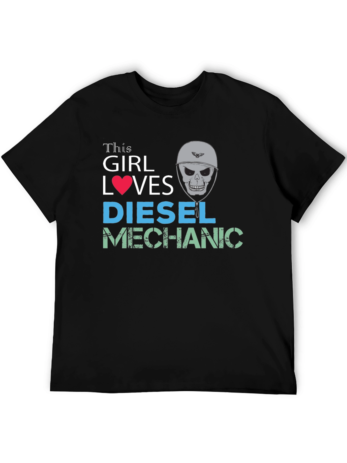 Diesel Mechanic Girl T-Shirt