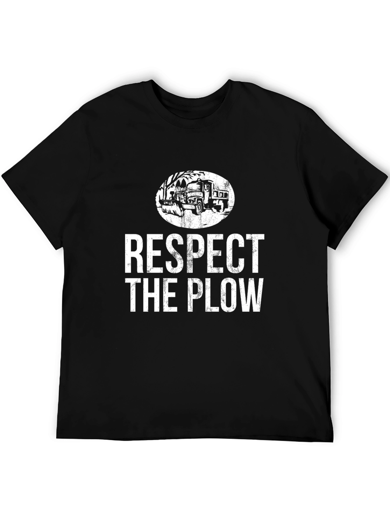 Respect the Plow Graphic Tee - Black