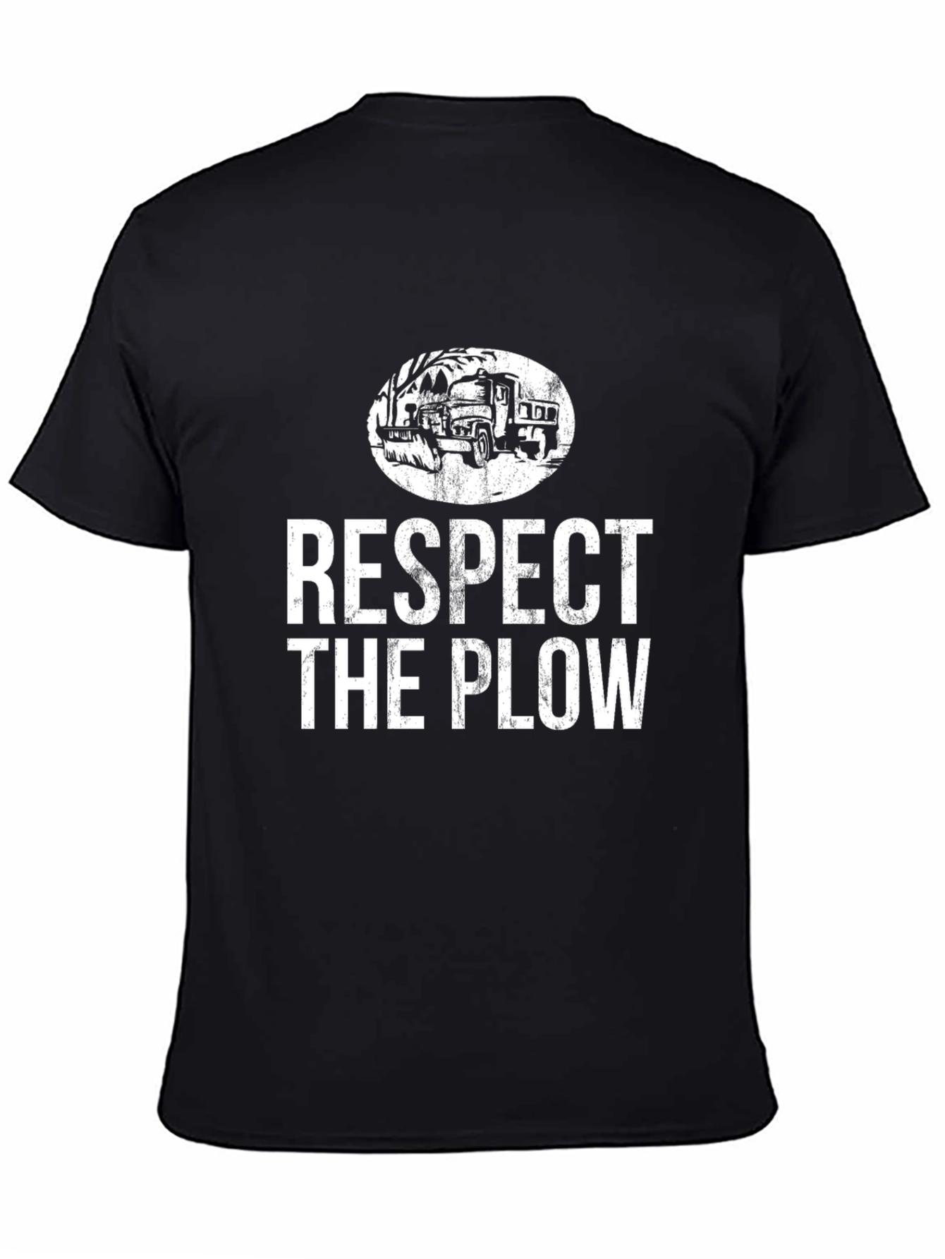 Respect the Plow Graphic Tee - Black