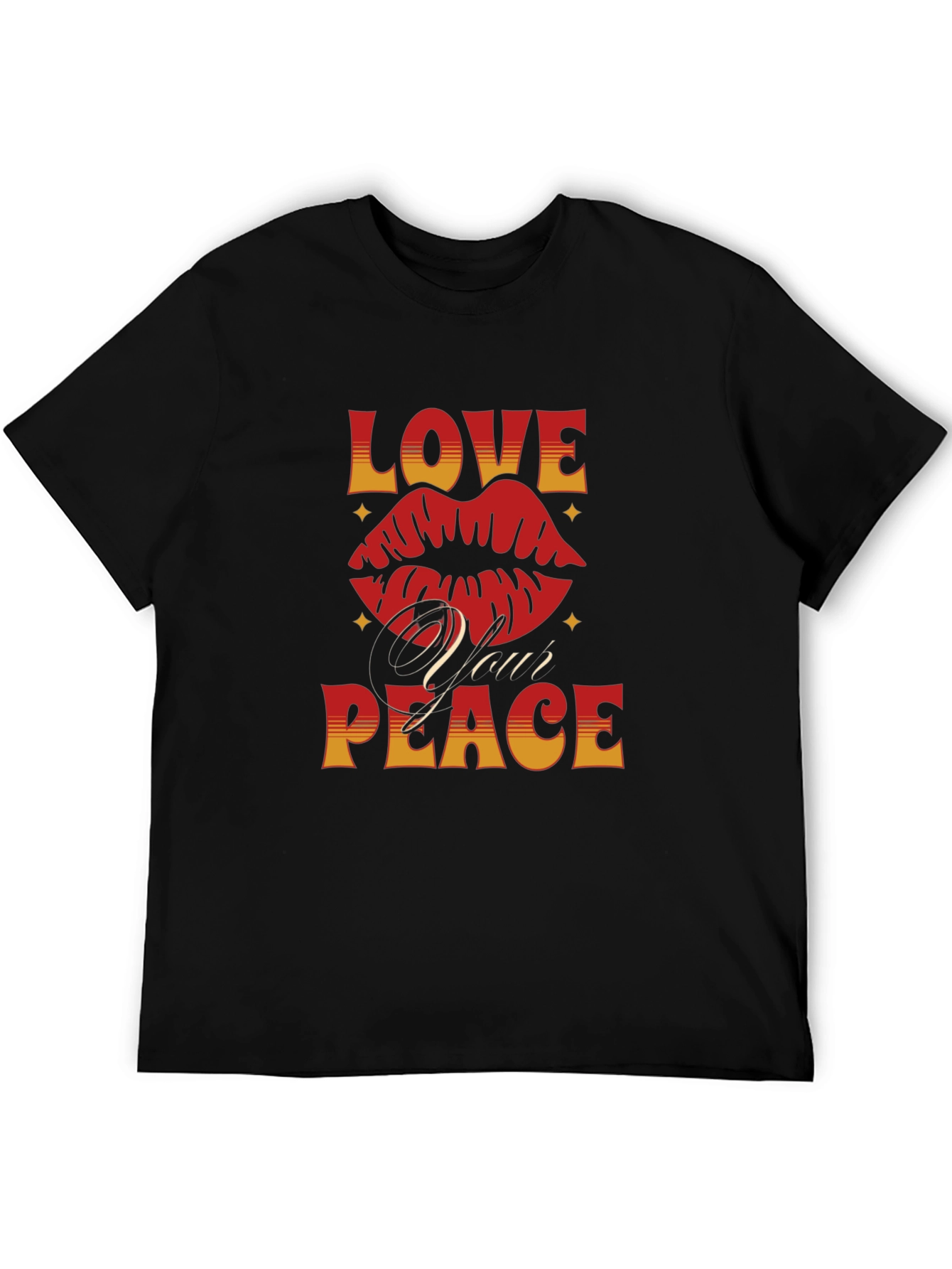 Love Your Peace Graphic Tee - Black