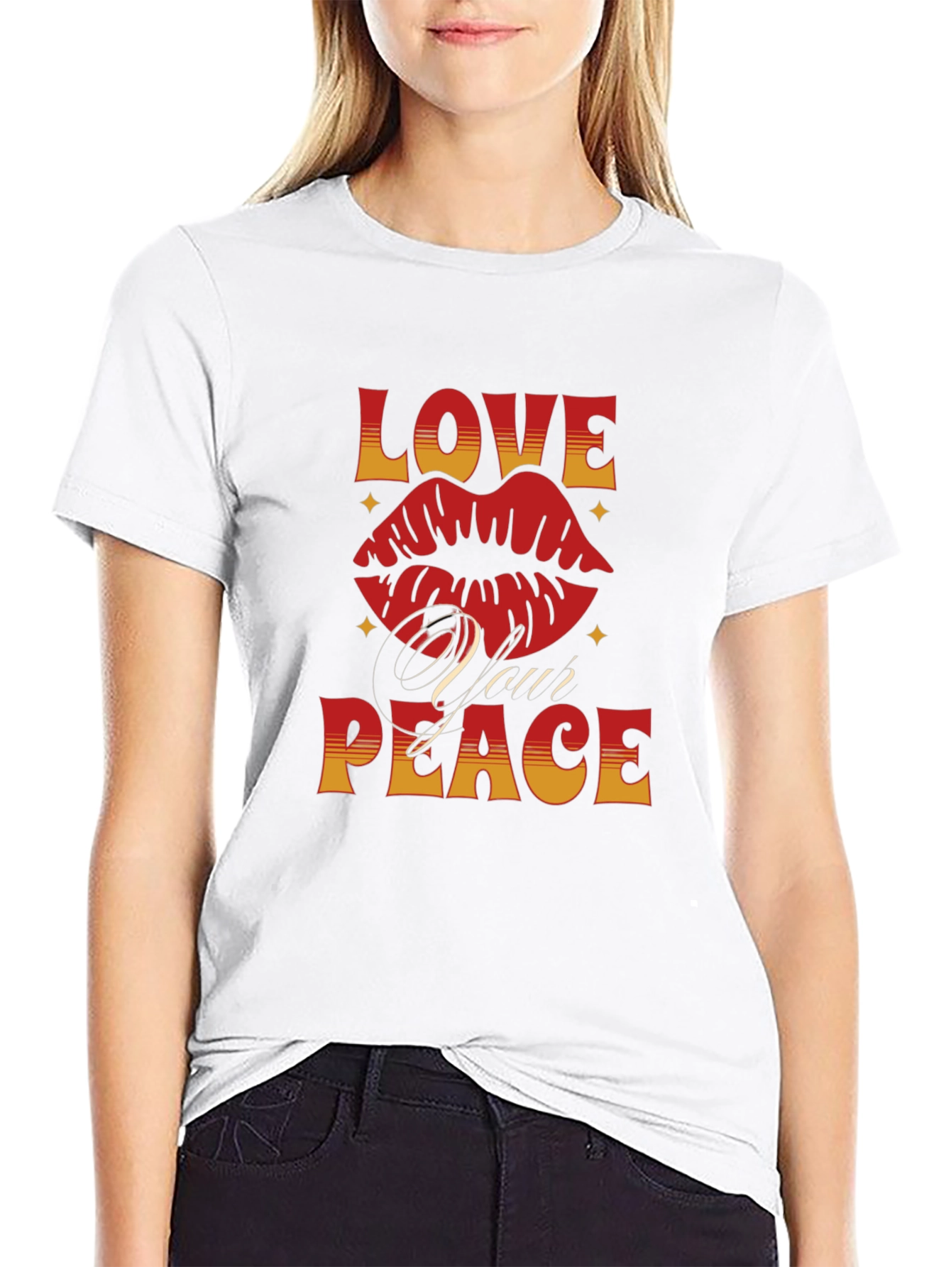 Love Your Peace Graphic Tee - Black