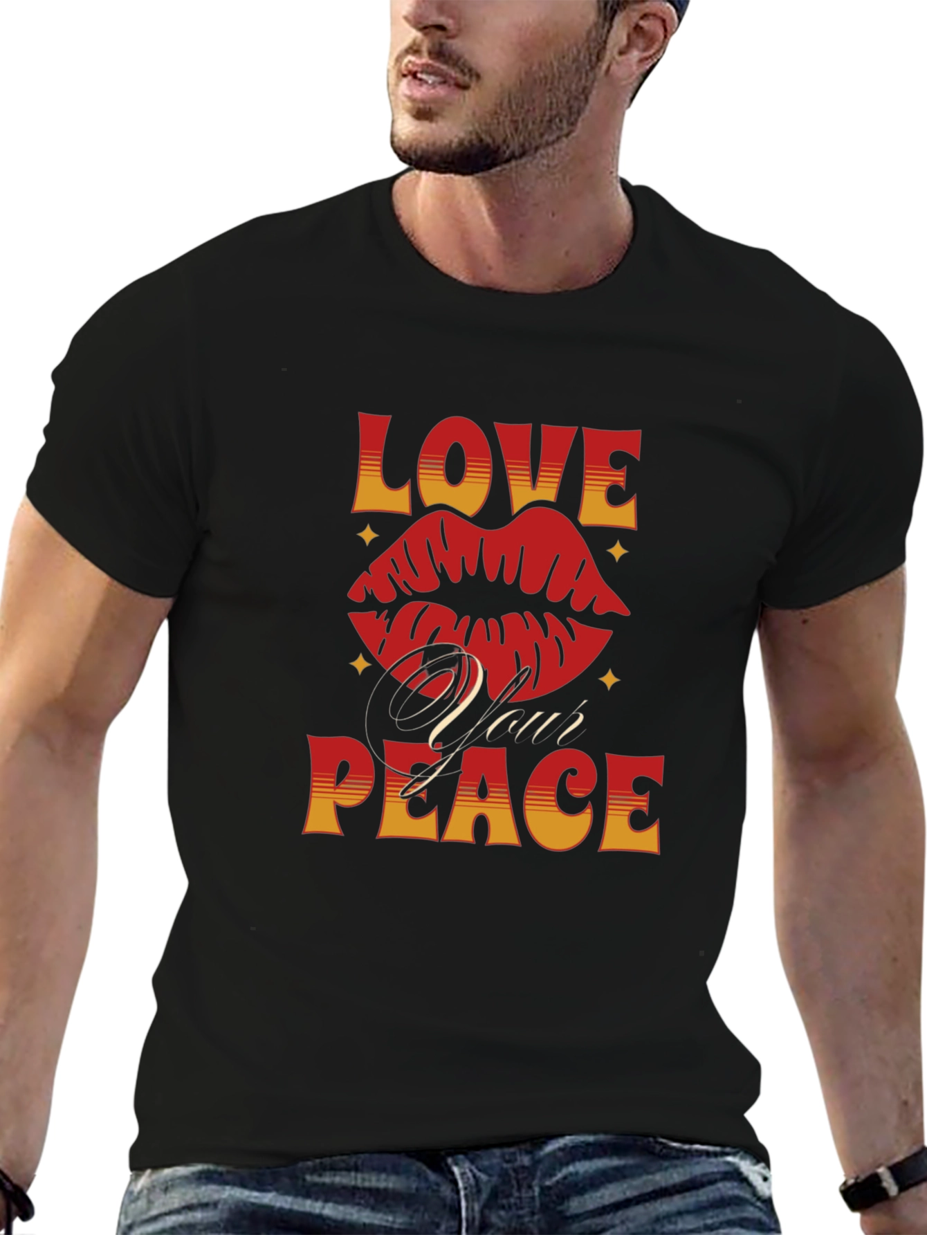 Love Your Peace Graphic Tee - Black