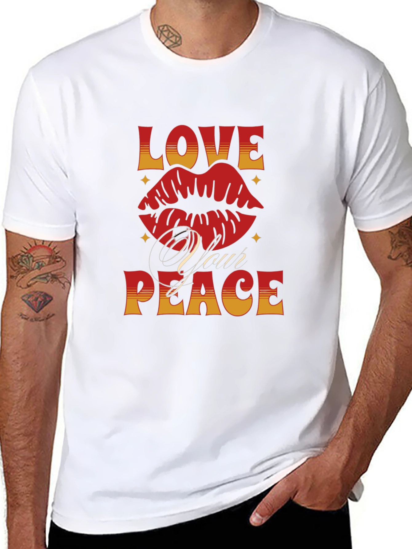 Love Your Peace Graphic Tee - Black