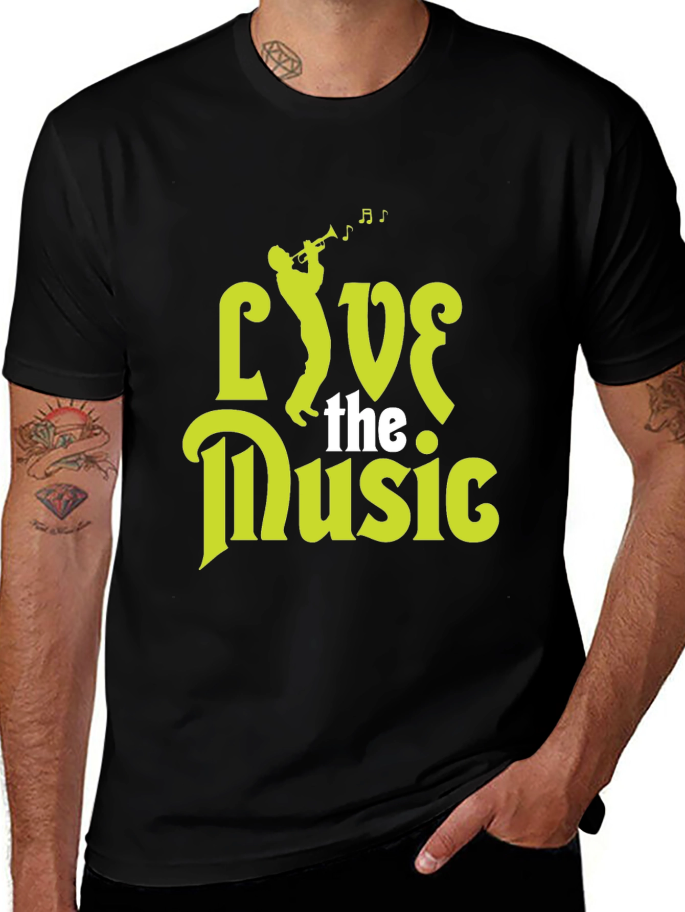 Live The Music Graphic Tee