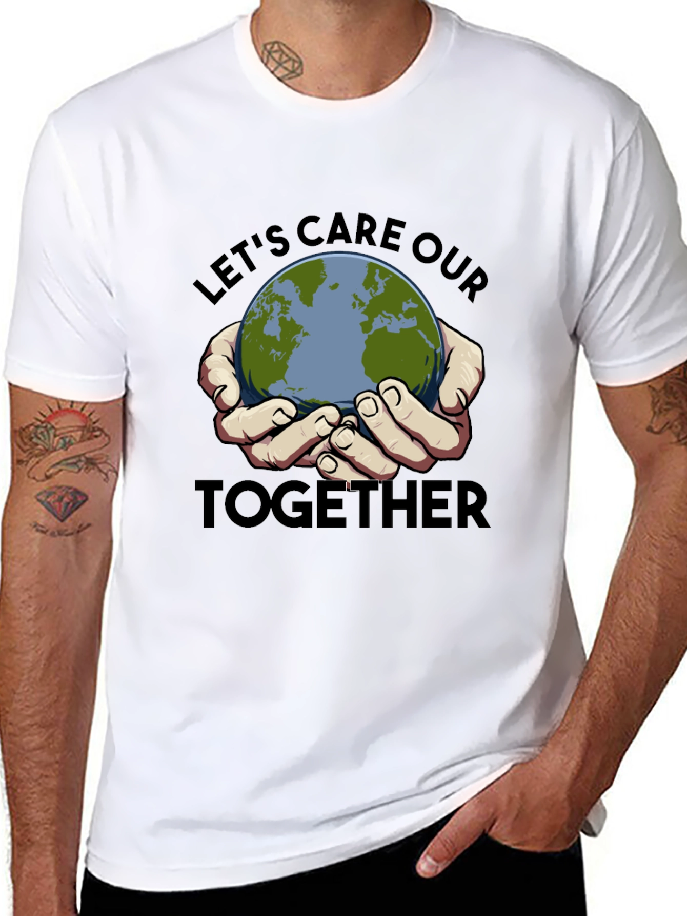 Earth Care Graphic Tee - Environmental Awareness T-Shirt