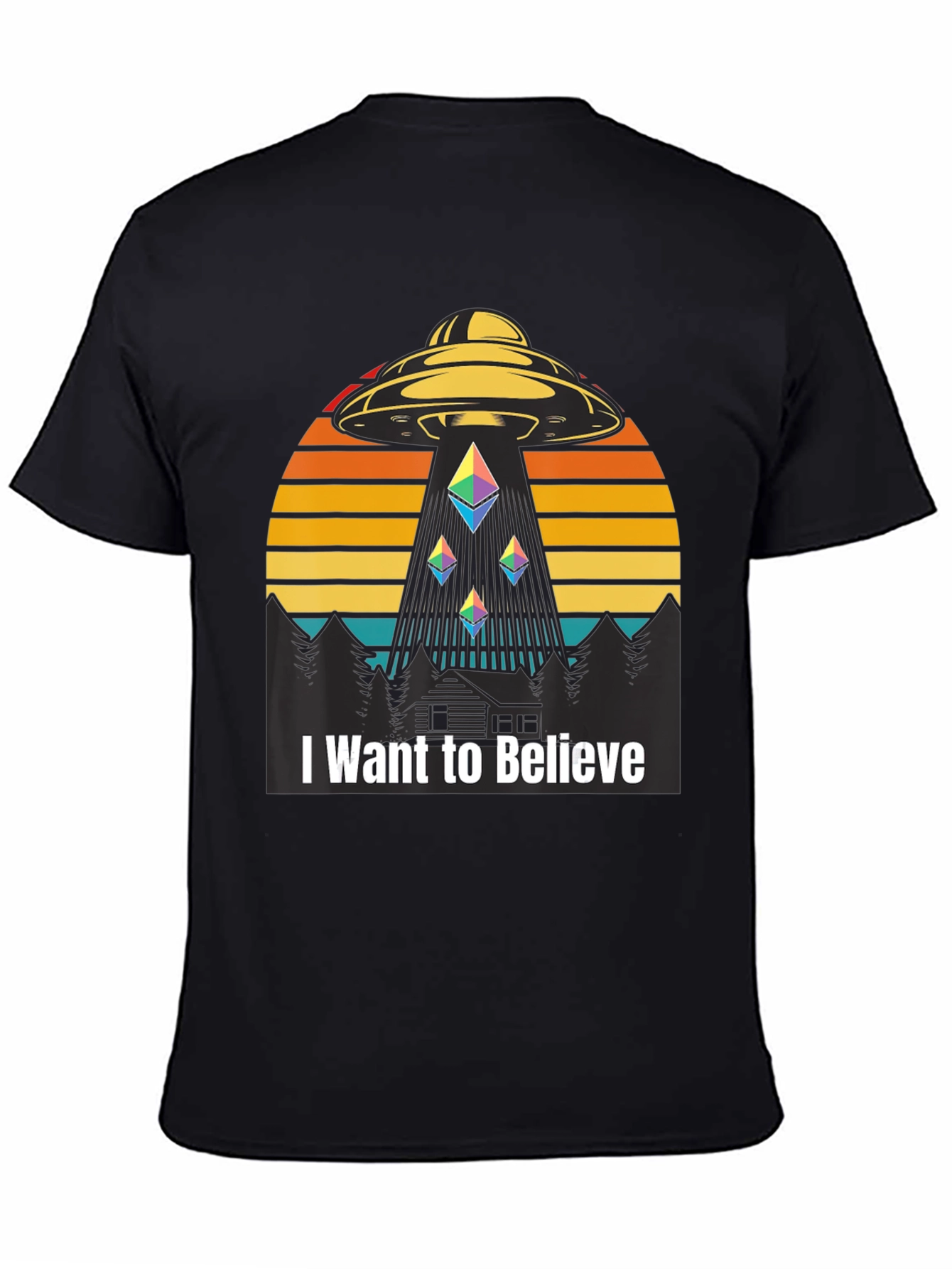 I Want To Believe UFO Ethereum T-Shirt