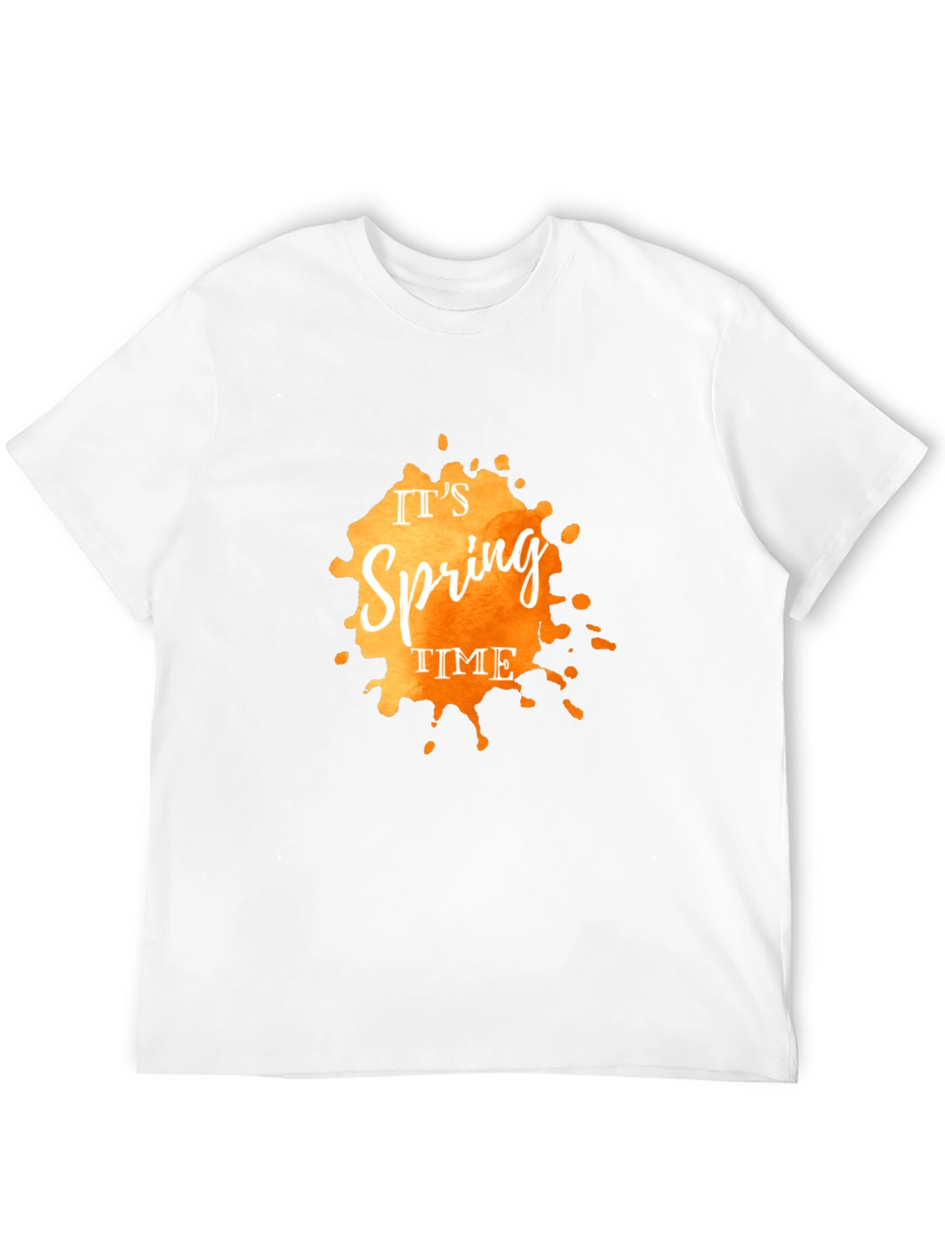 Spring Time Graphic Tee - Stylish Mens Black T-Shirt