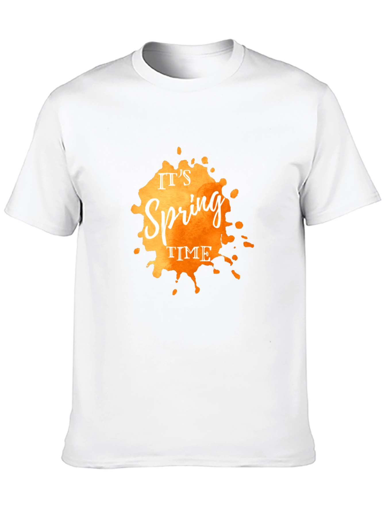 Spring Time Graphic Tee - Stylish Mens Black T-Shirt