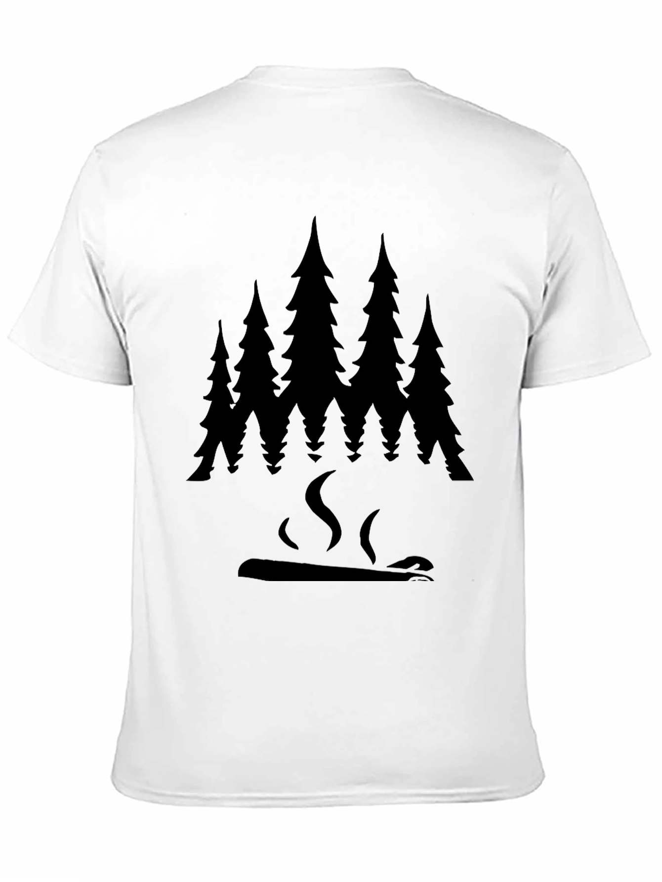 Forest Fire Graphic Tee - Black Unisex T-Shirt