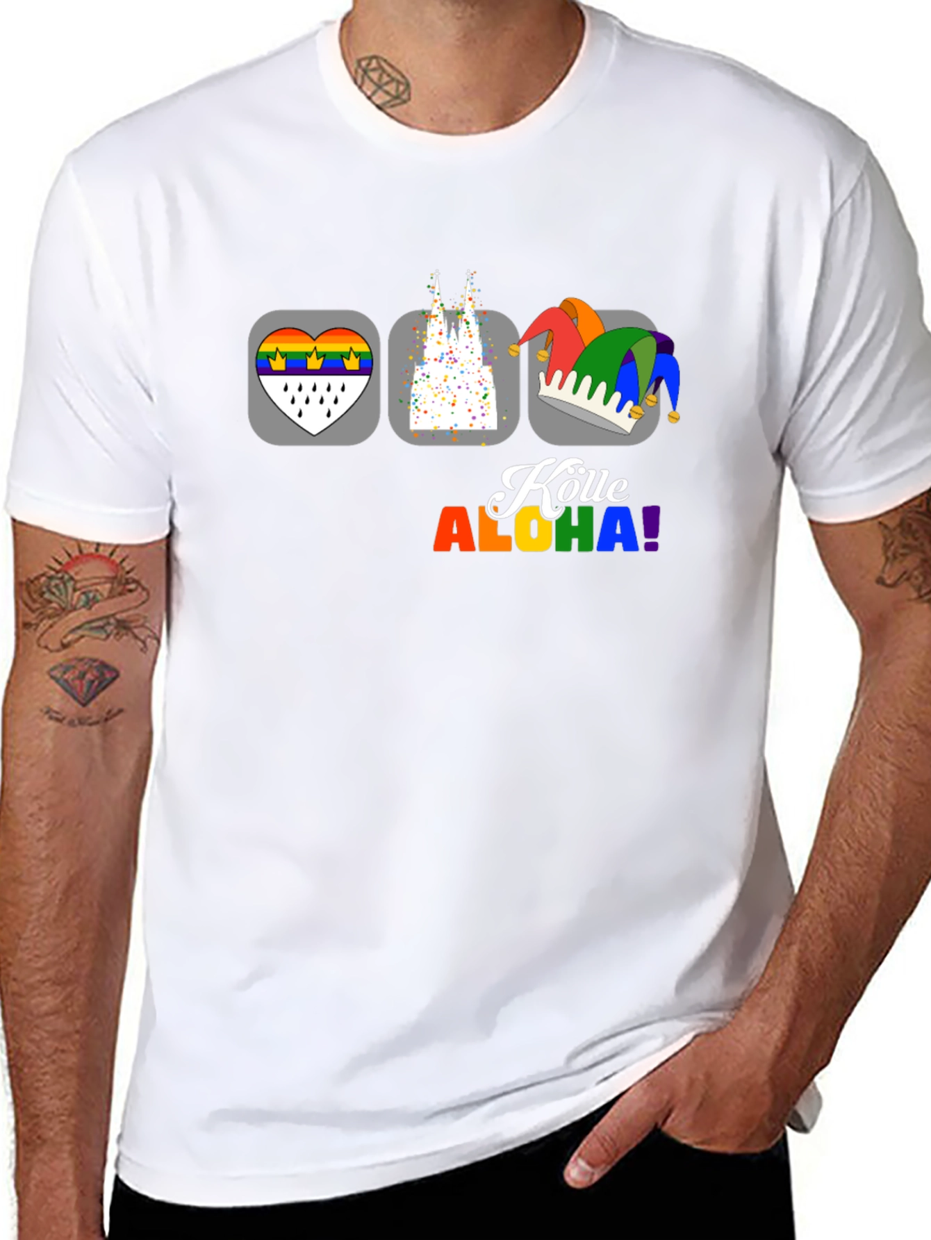 Köln Pride Rainbow T-Shirt - Unisex