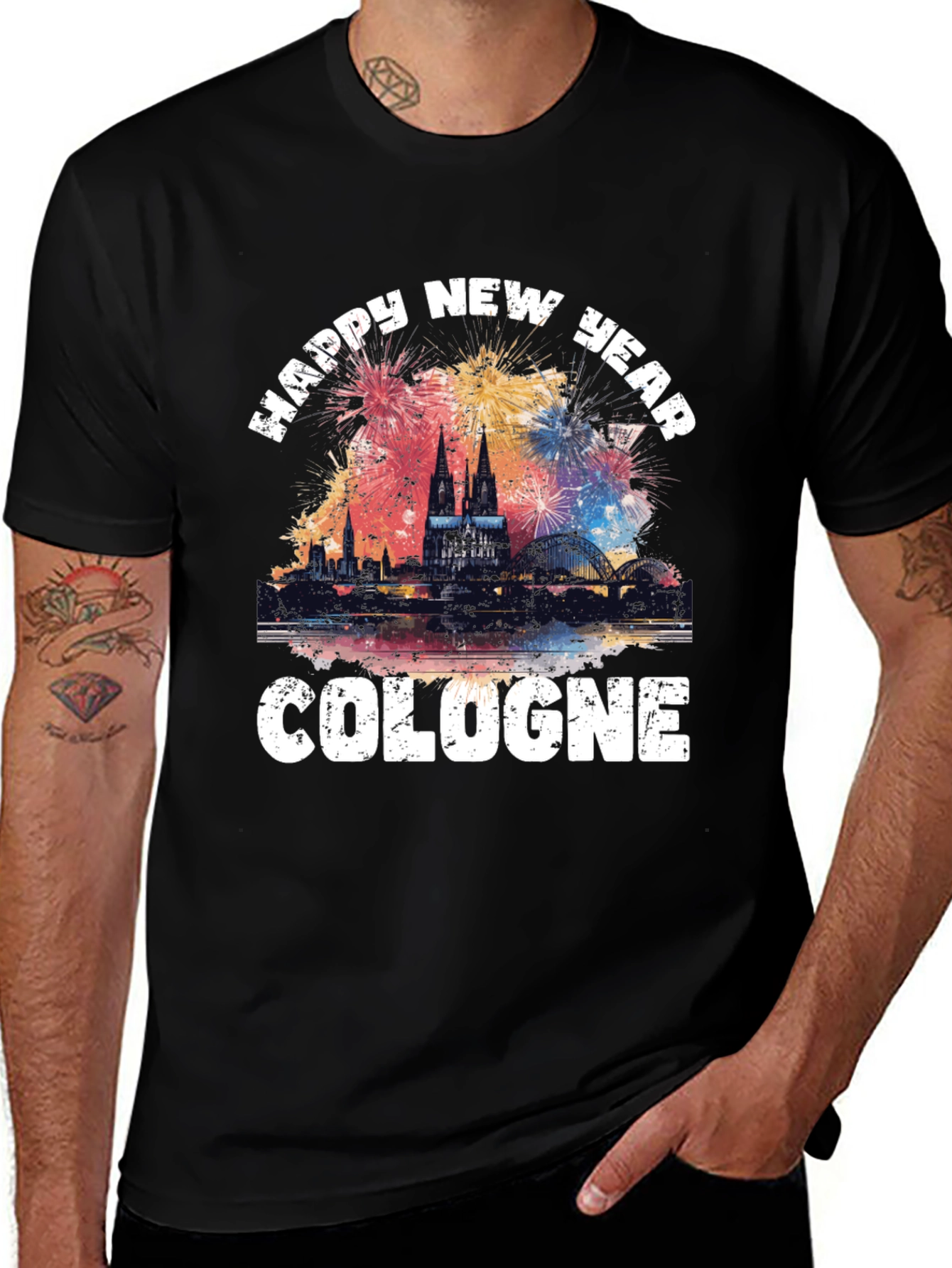 Cologne Happy New Year T-Shirt