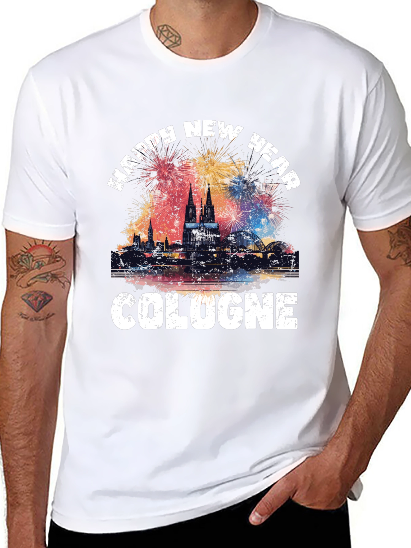 Cologne Happy New Year T-Shirt