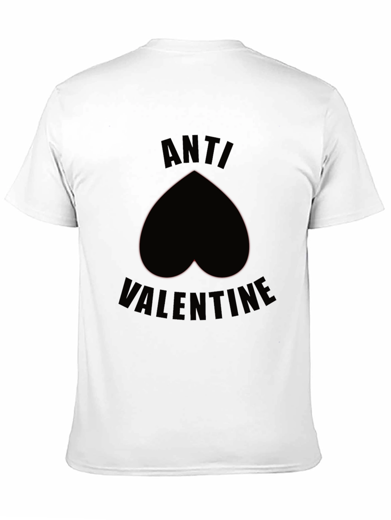 Anti-Valentines Day Black Heart T-Shirt